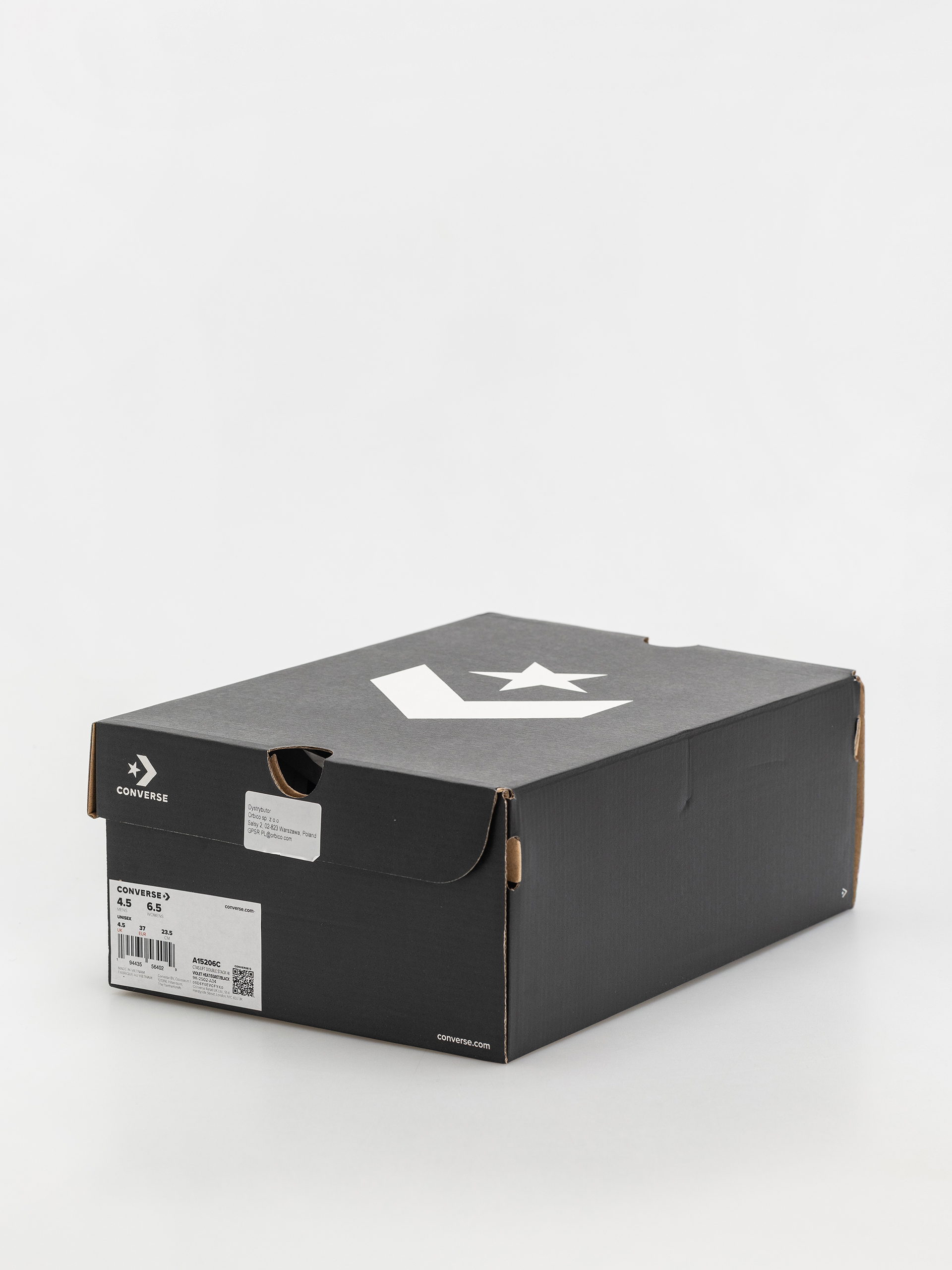 Tenisky Converse Chuck Taylor All Star Lift Double Stack Hi (violet heat/egret/black)