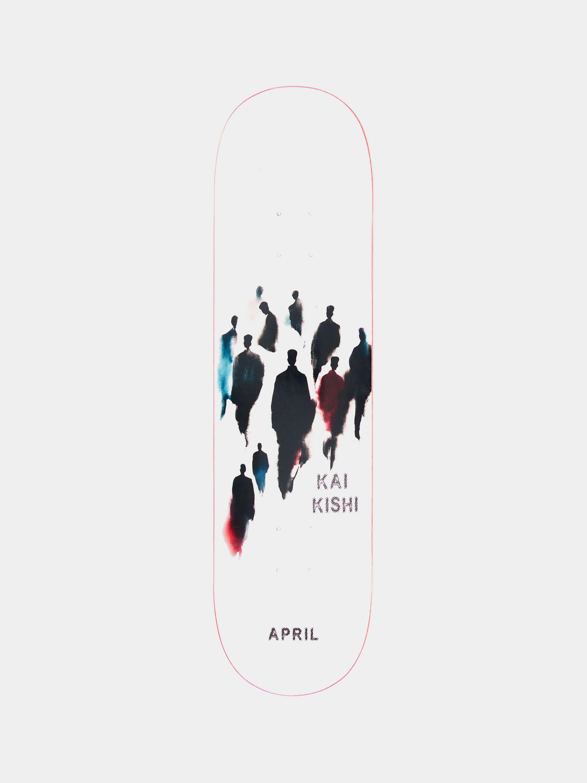 Deska April Skateboards Kai Figures (white)
