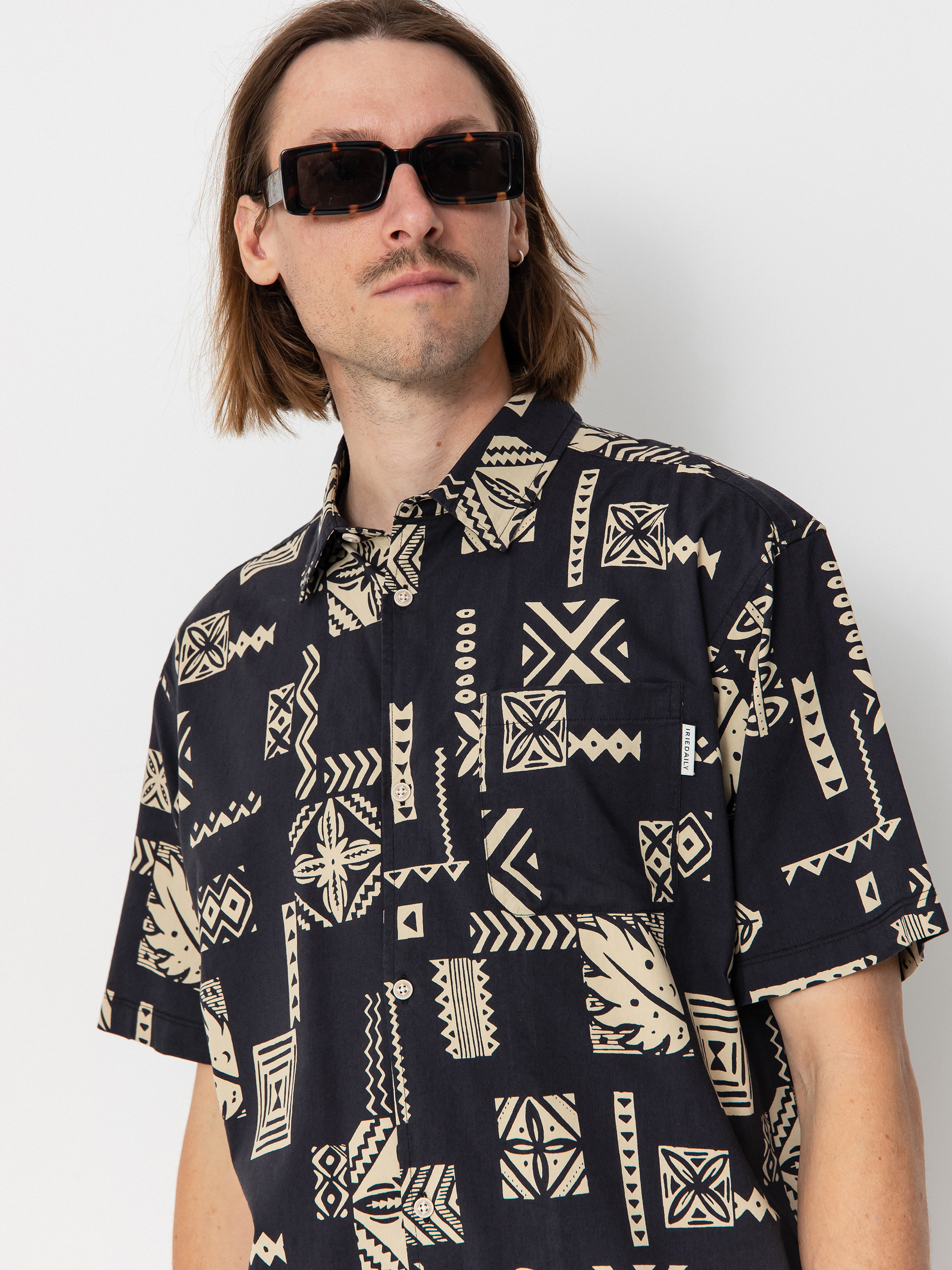 Košile Iriedaily Resorio (black)