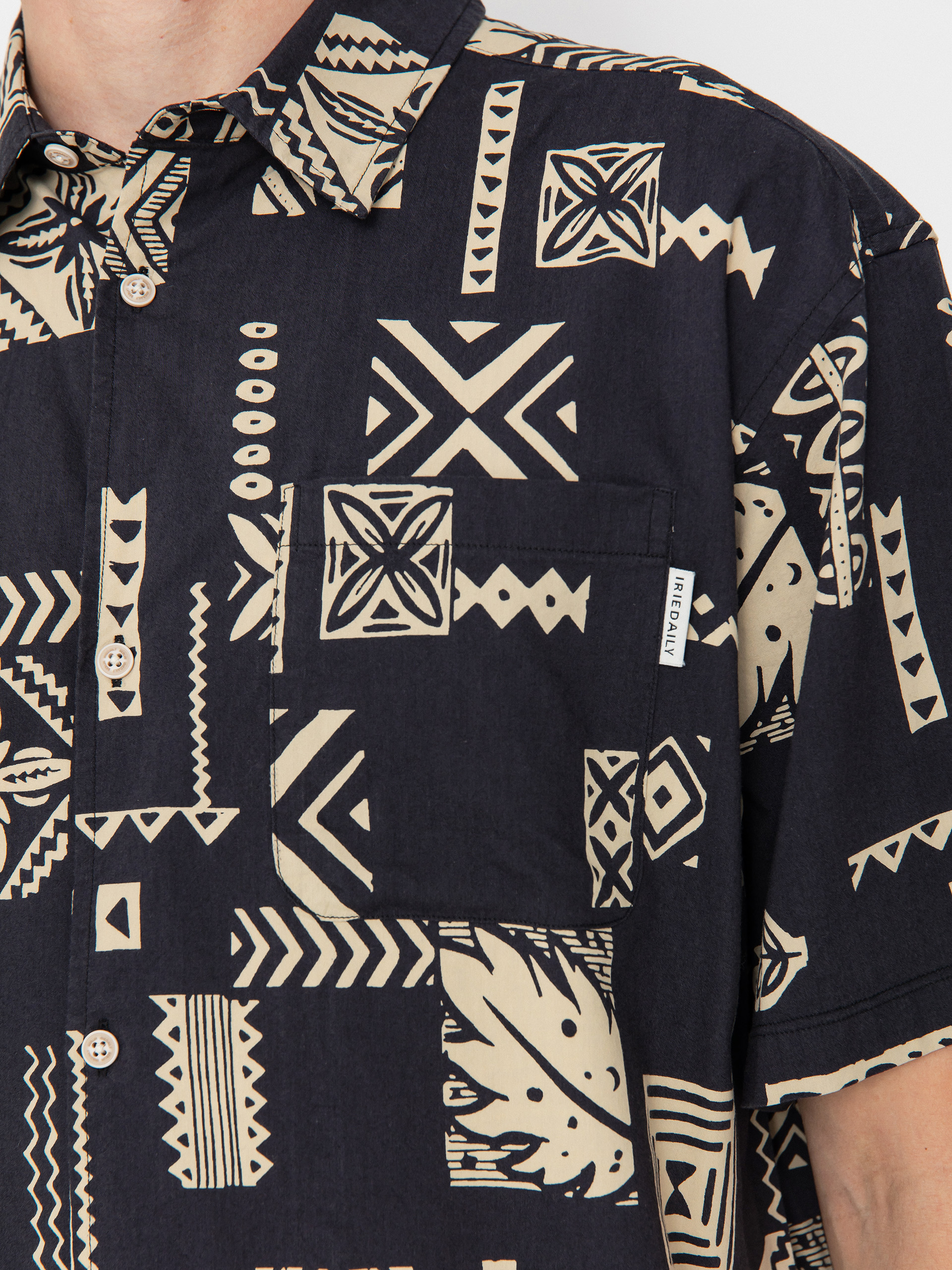 Košile Iriedaily Resorio (black)