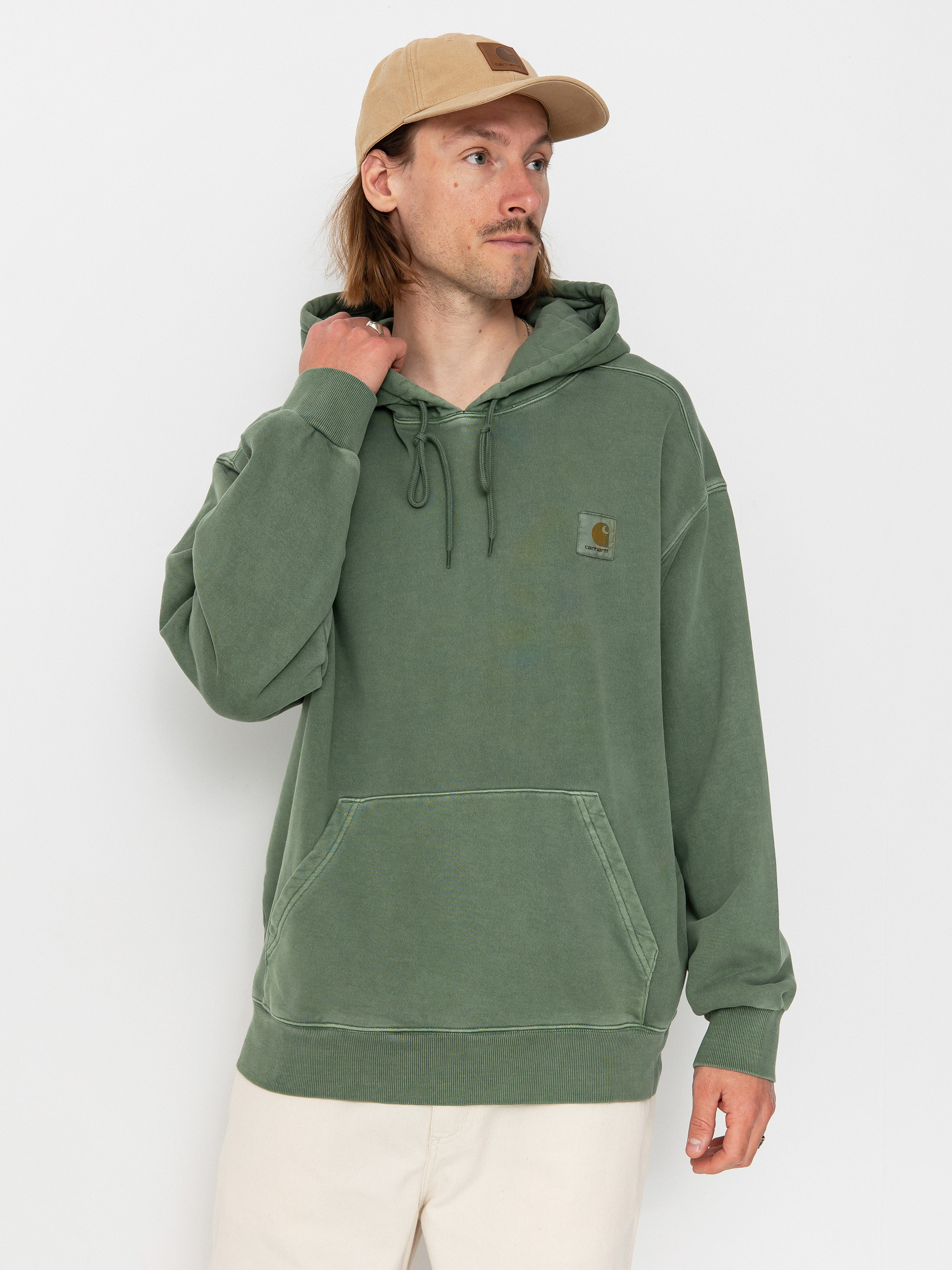 Mikina s kapucu00ed Carhartt WIP Nelson HD (park)