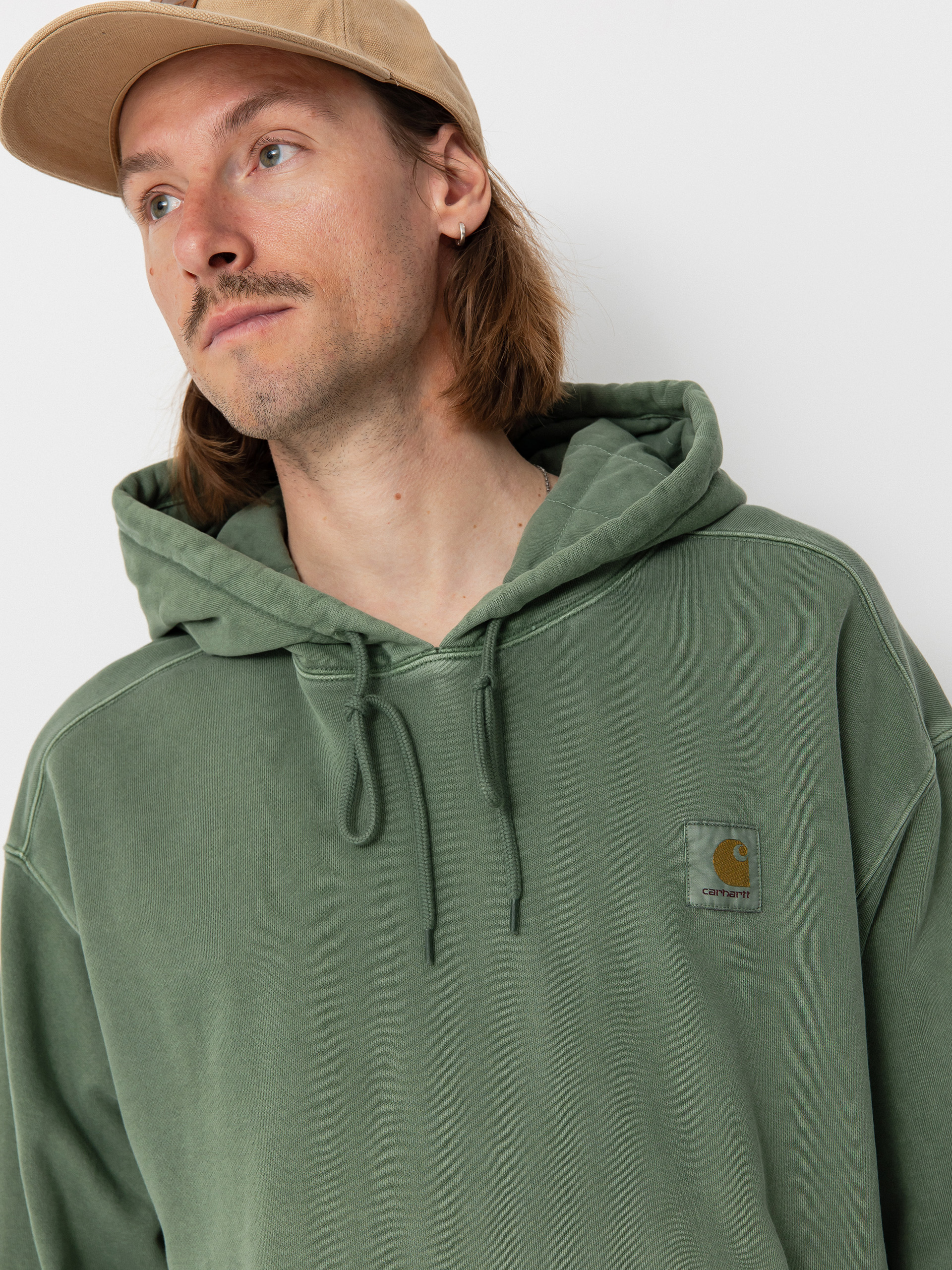 Mikina s kapucí Carhartt WIP Nelson HD (park)