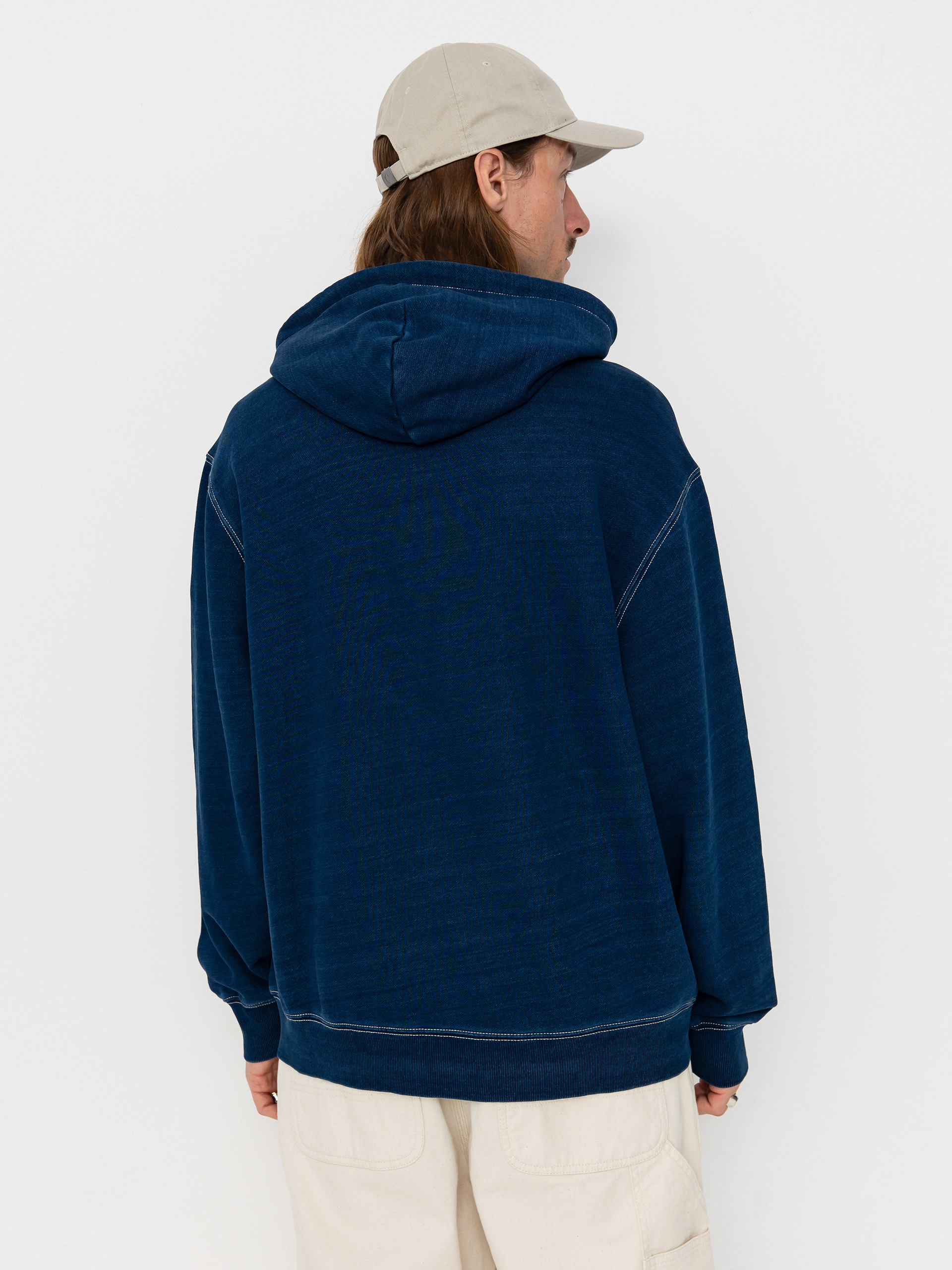 Mikina s kapucí Carhartt WIP Ingo HD (dark blue)