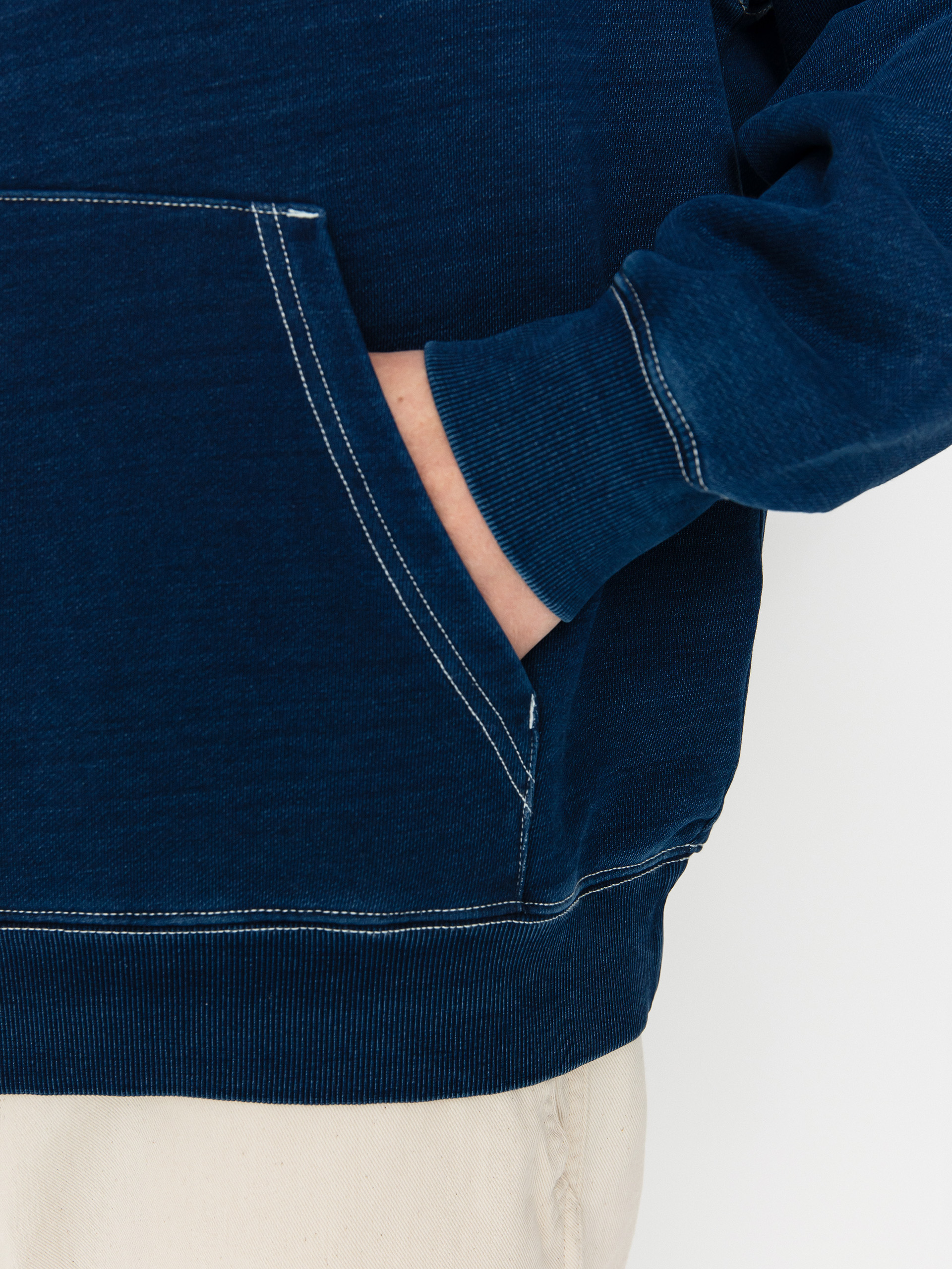 Mikina s kapucí Carhartt WIP Ingo HD (dark blue)
