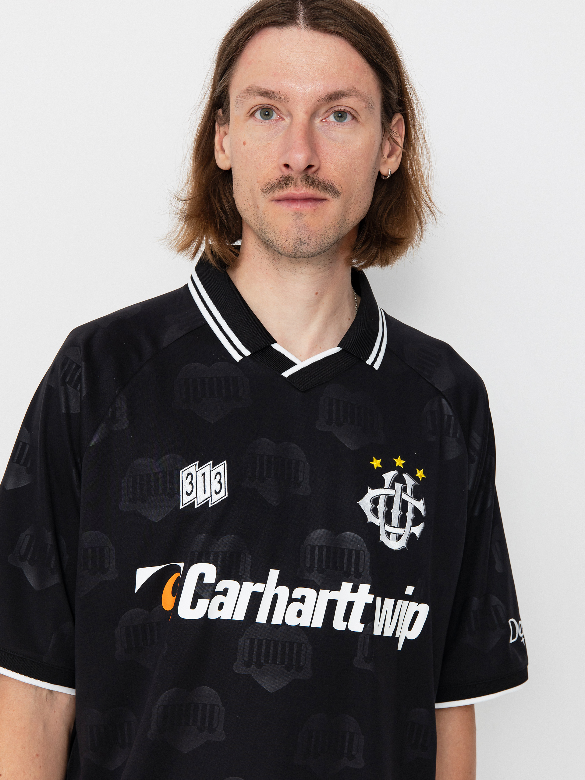 Tričko Carhartt WIP Hartts Football (heart train jacquard/black)