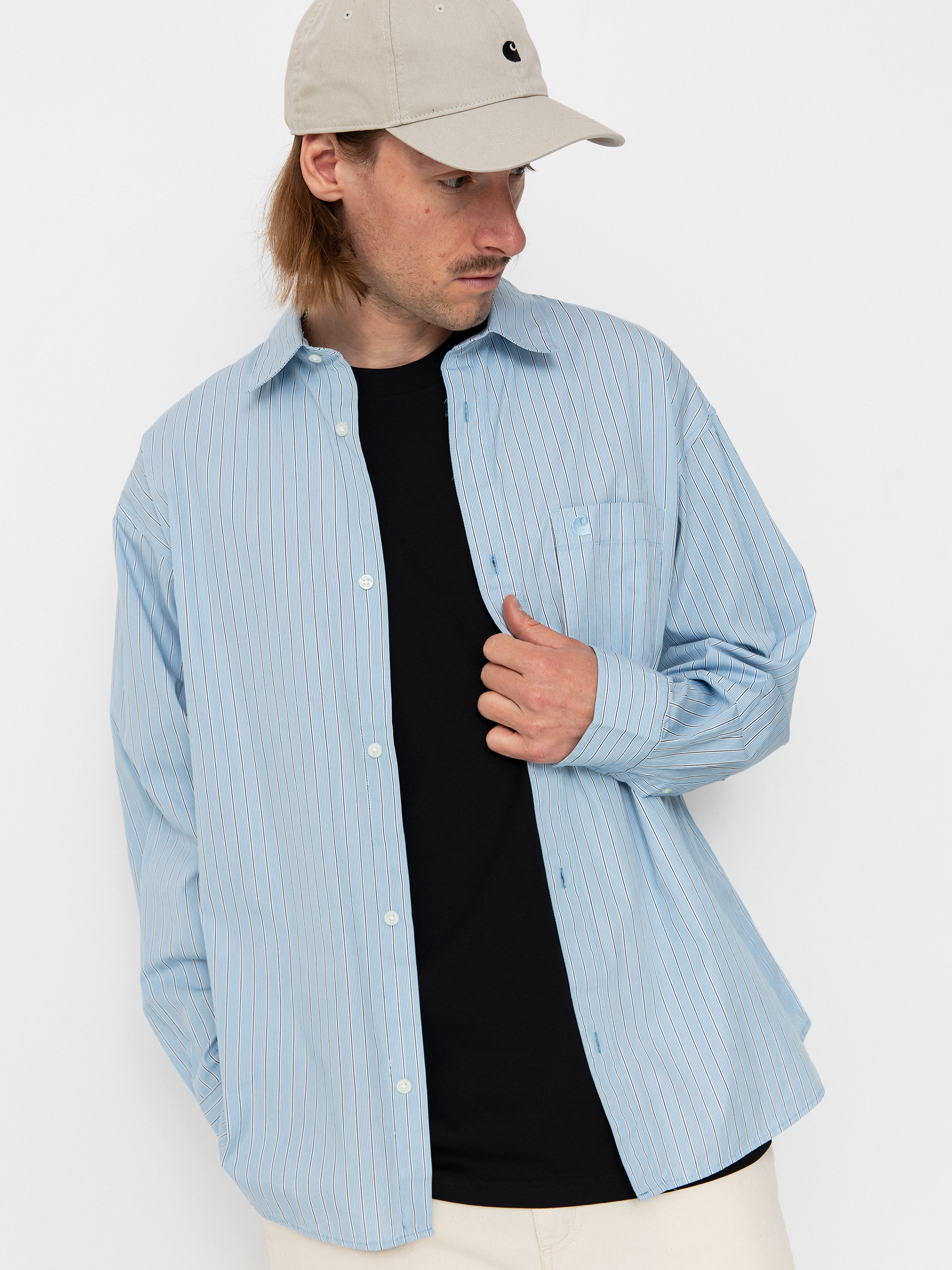 Košile Carhartt WIP Notus (bova stripe/bluebird)