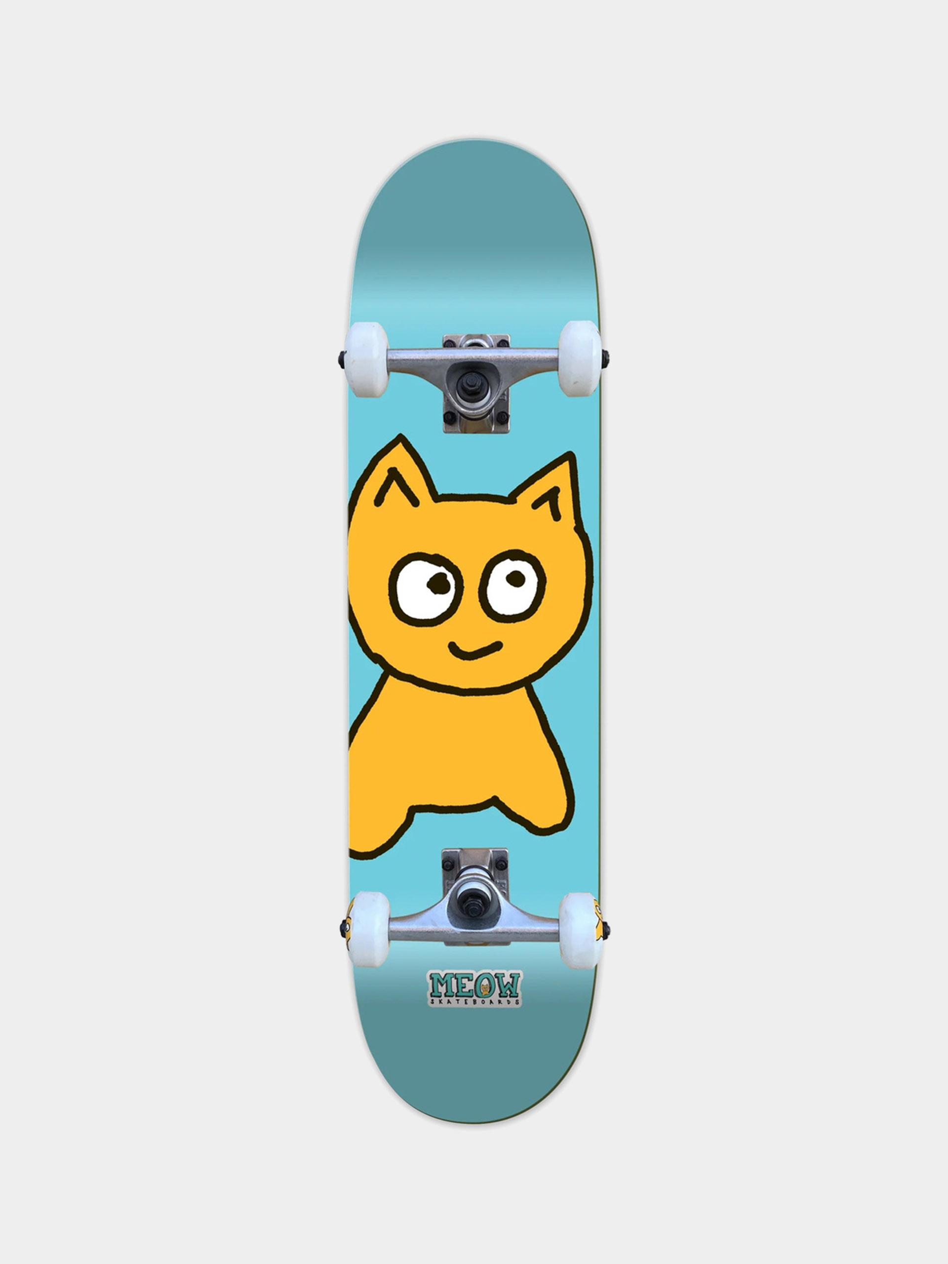 Skateboard Meow Skateboards Big Cat (blue)
