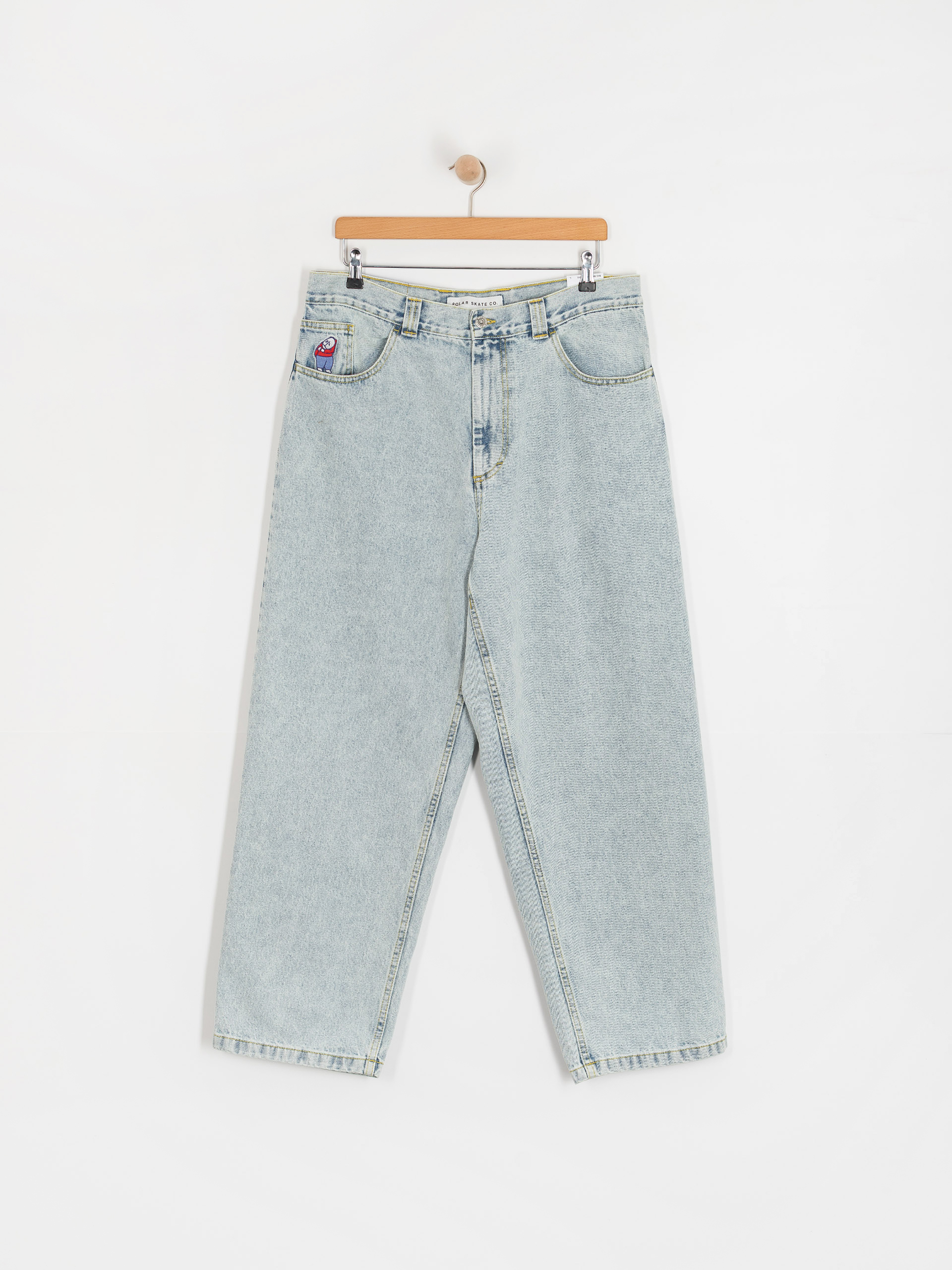 Kalhoty Polar Skate Big Boy OG Logo (light blue)