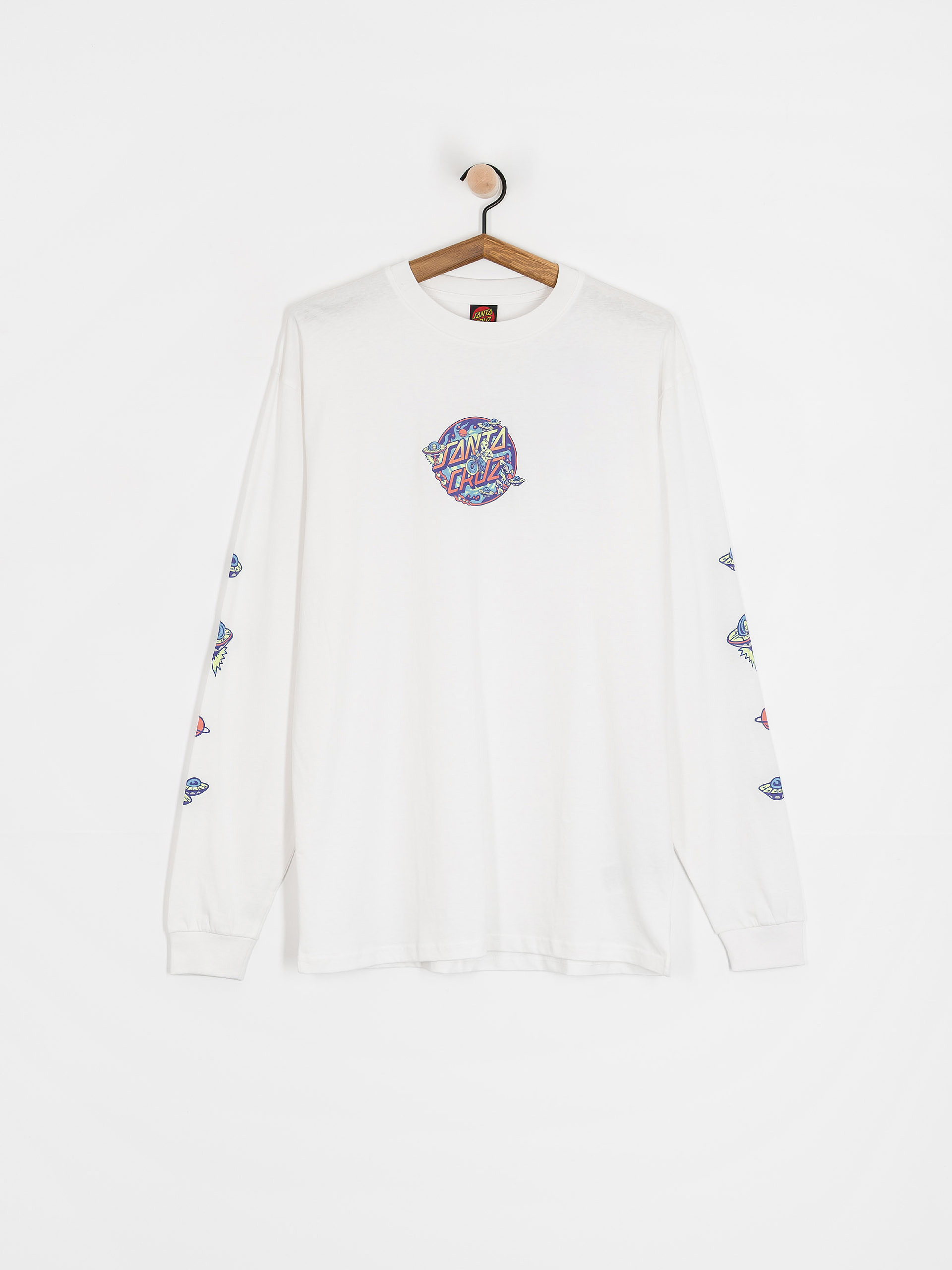 Triko Santa Cruz Winkowski Dope Planet 2 Dot (white)
