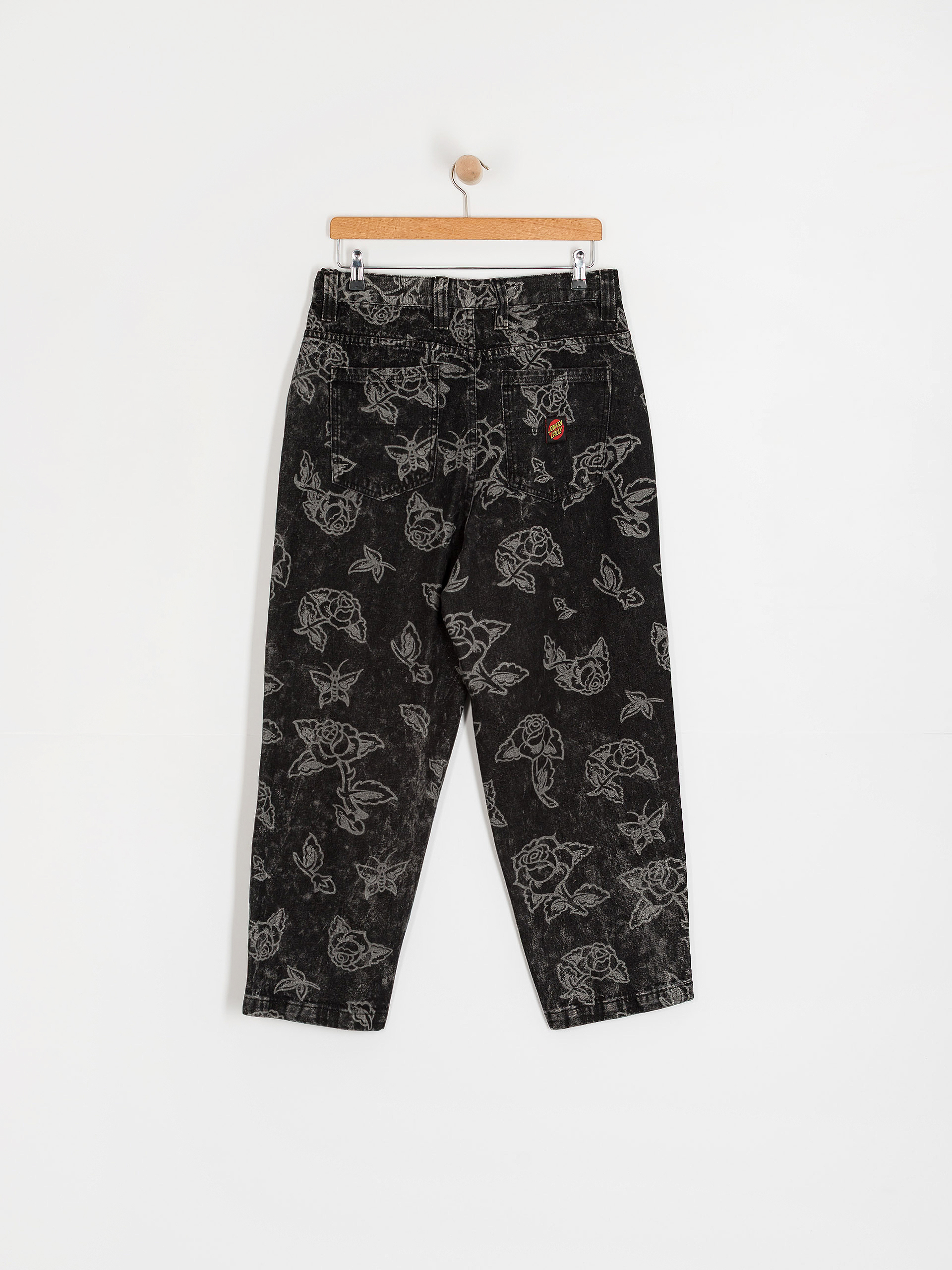 Kalhoty Santa Cruz Big (mono flash roses)