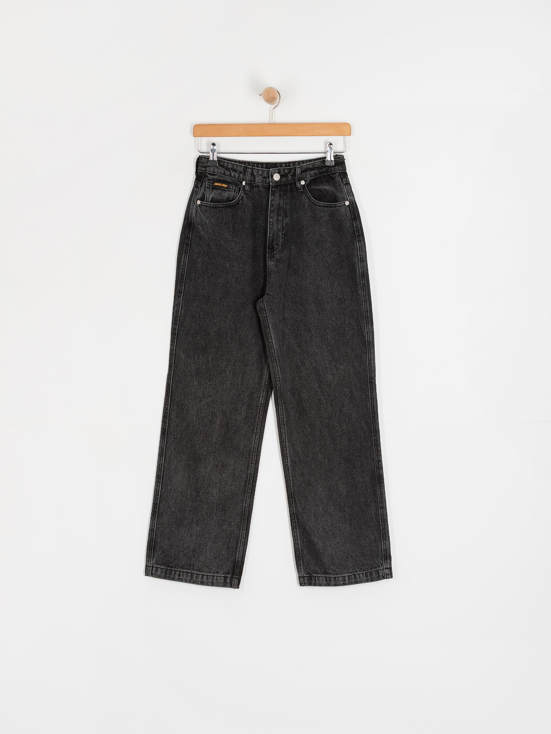 Kalhoty Santa Cruz Classic Baggy Jeans Wmn (black wash)