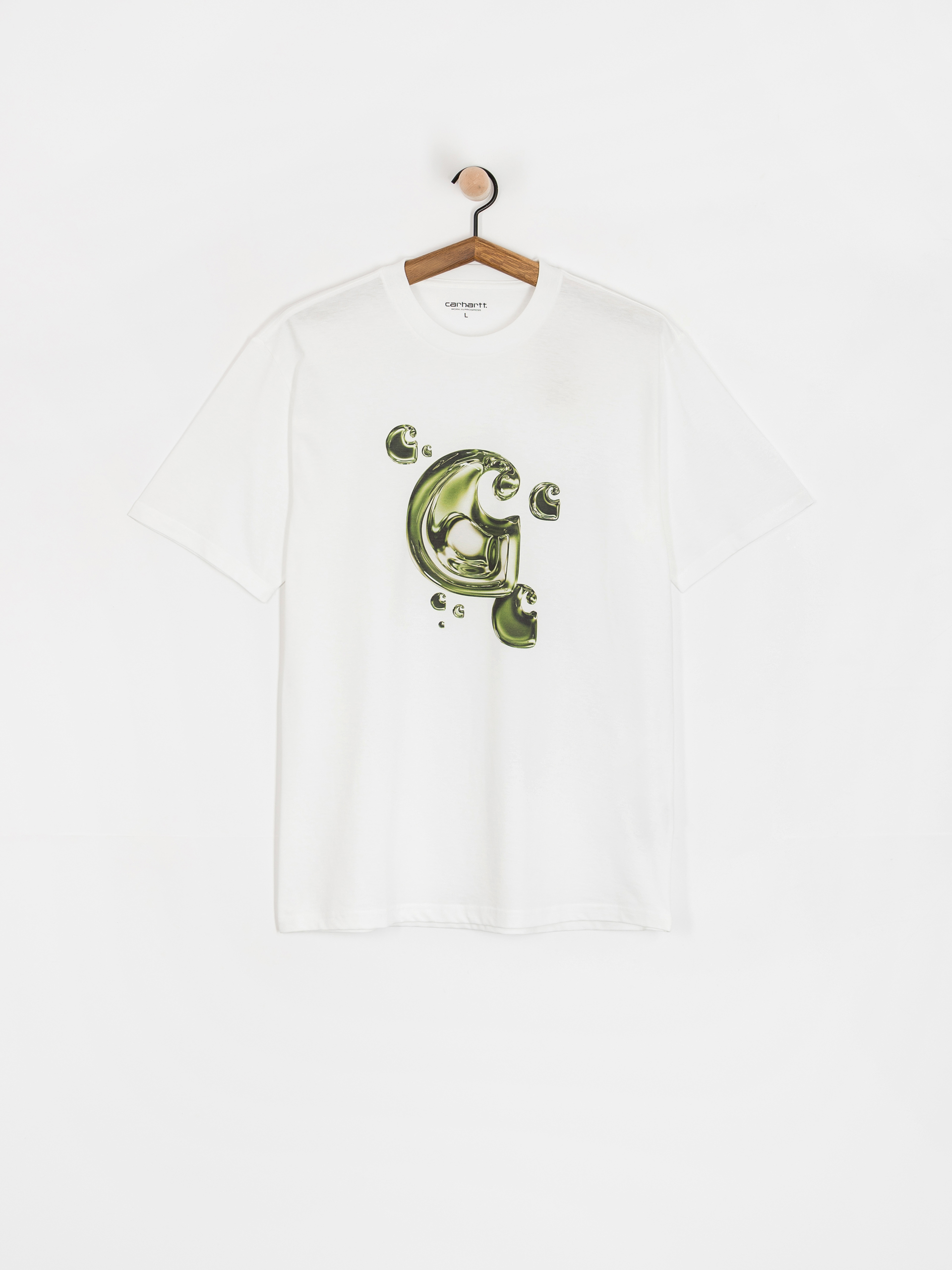 Tričko Carhartt WIP Solar Chrome C-Logo (white)
