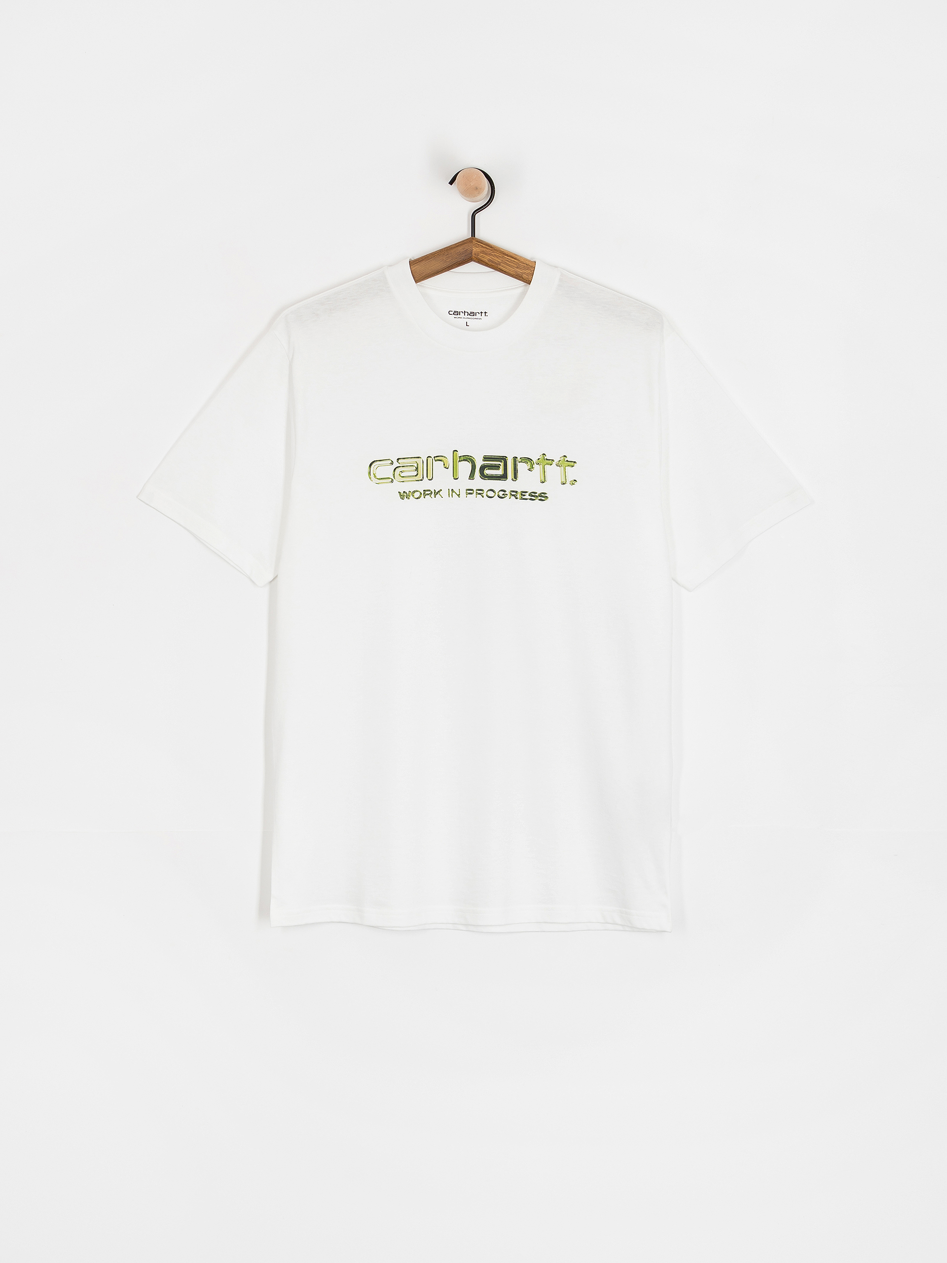 Tričko Carhartt WIP Solar Chrome Script (white)