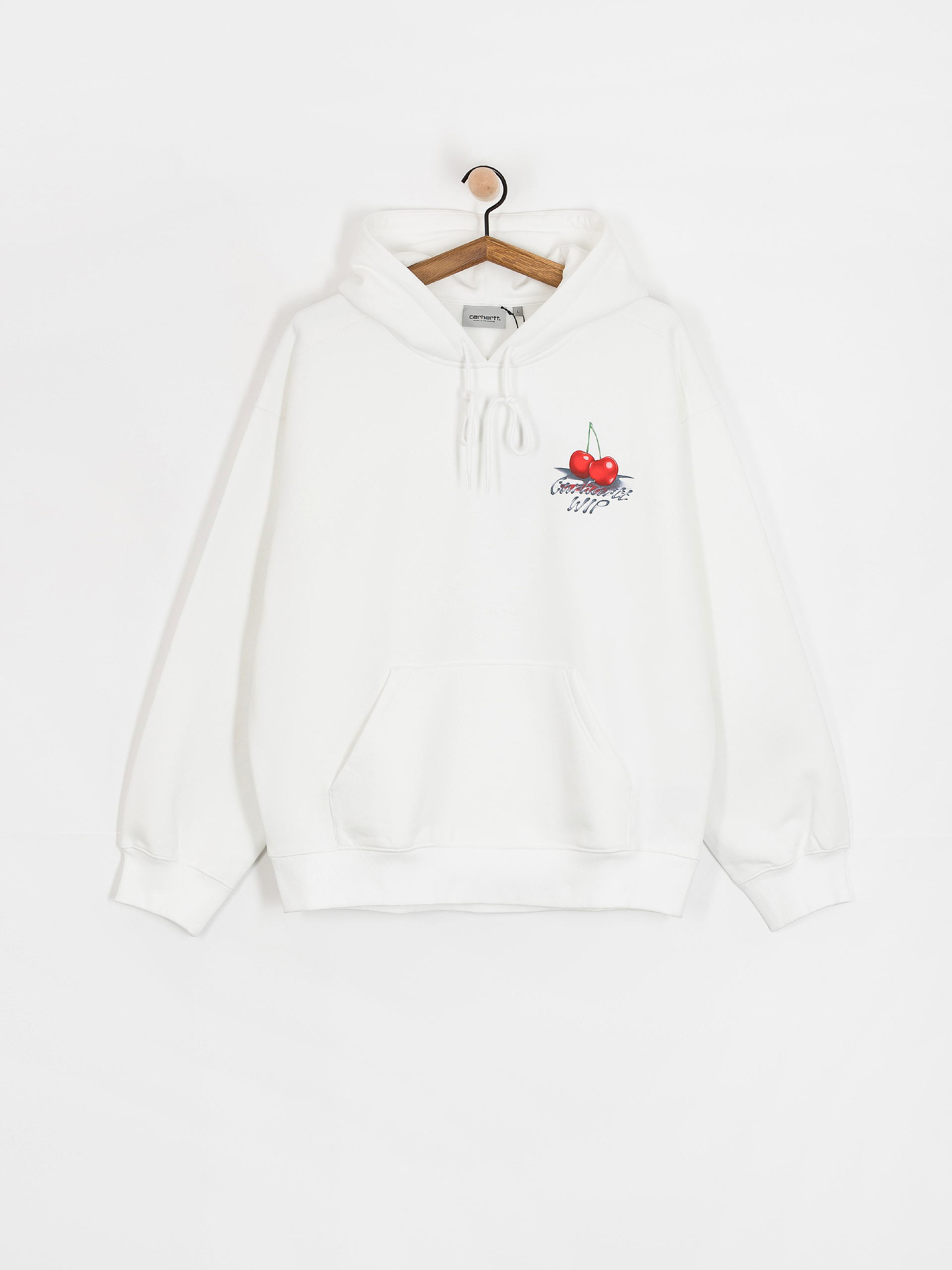 Mikina s kapucí Carhartt WIP Jake Garcia HD (white)