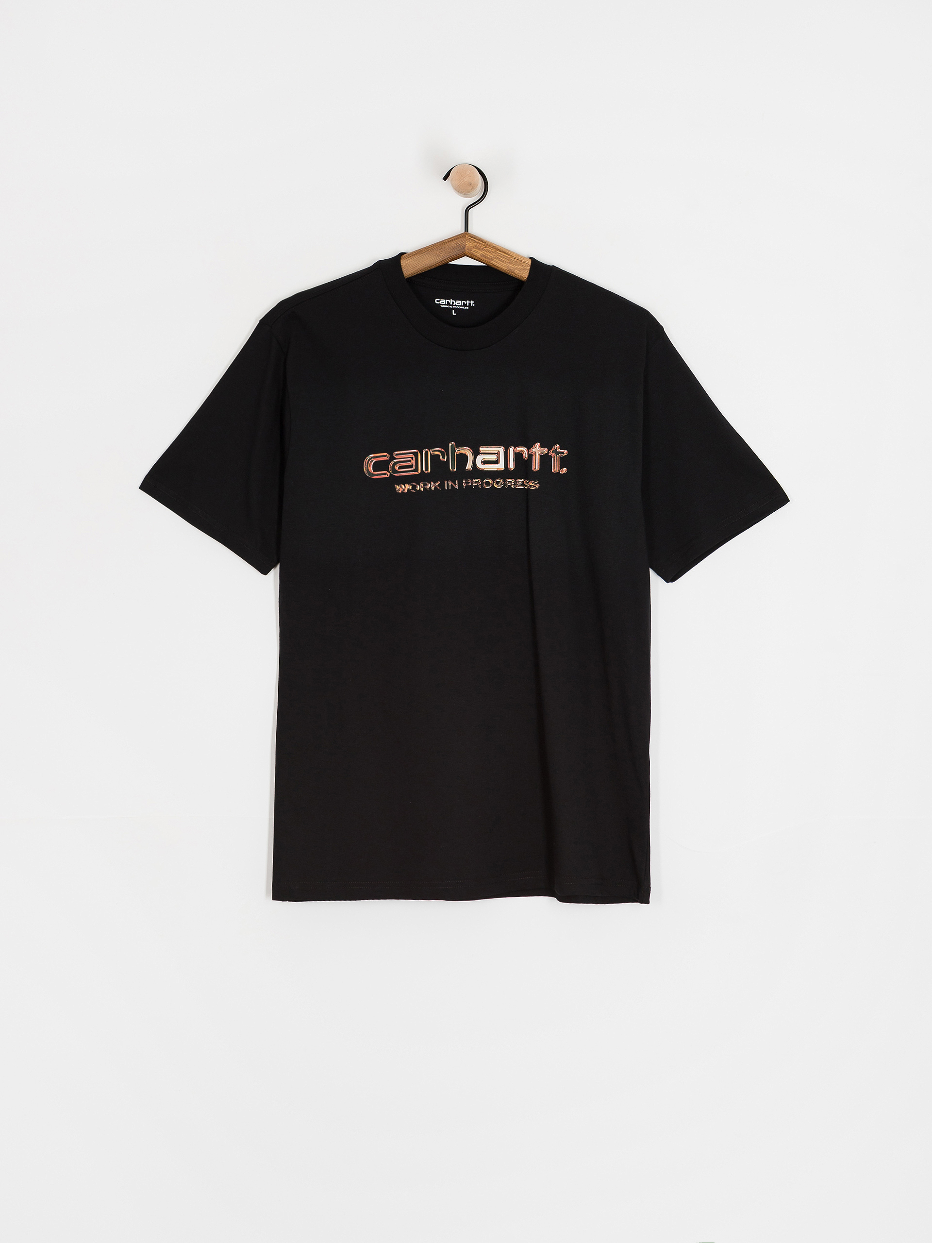 Tričko Carhartt WIP Solar Chrome Script (black)