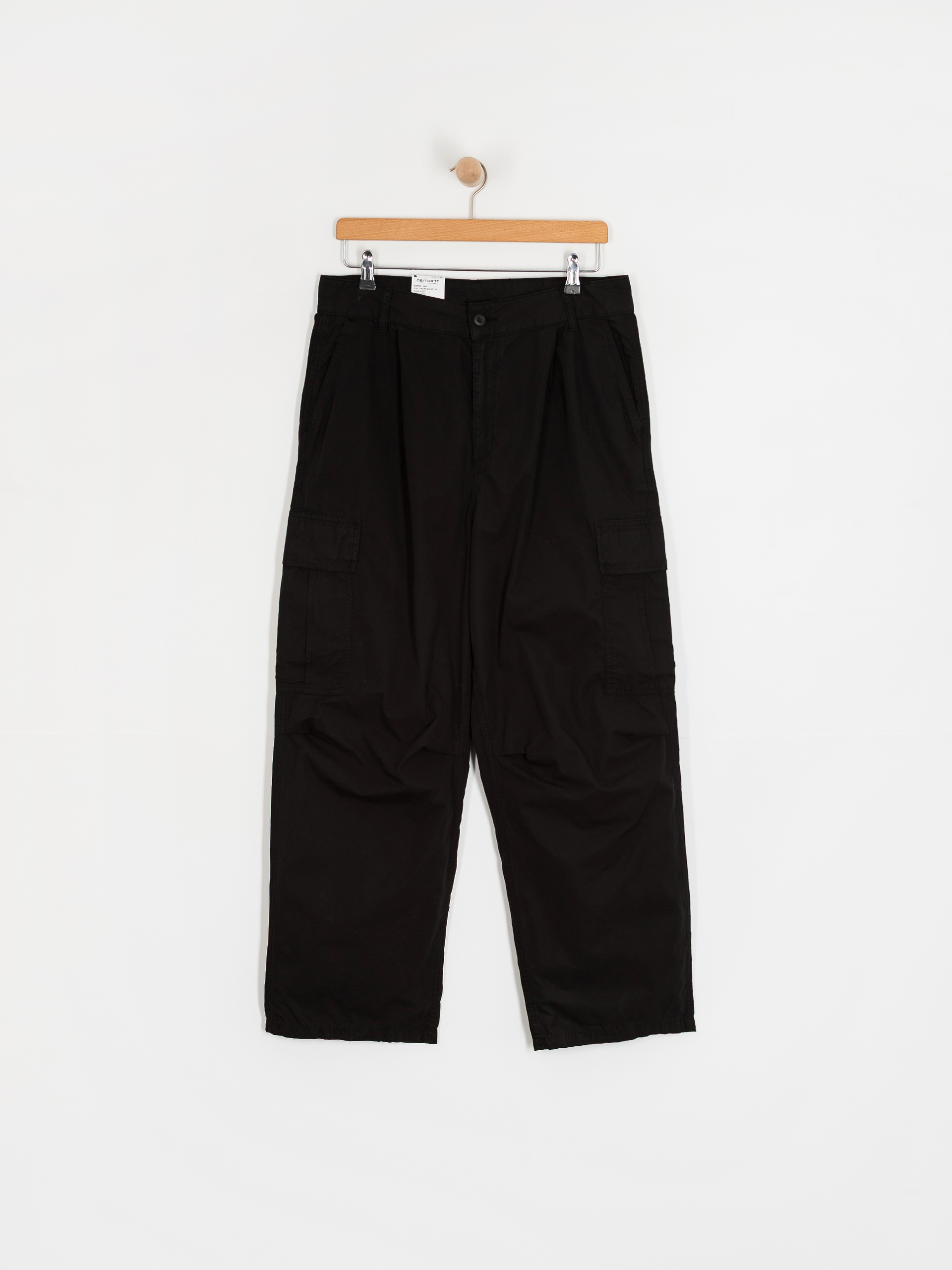 Kalhoty Carhartt WIP Cole Cargo (black/garment dyed)