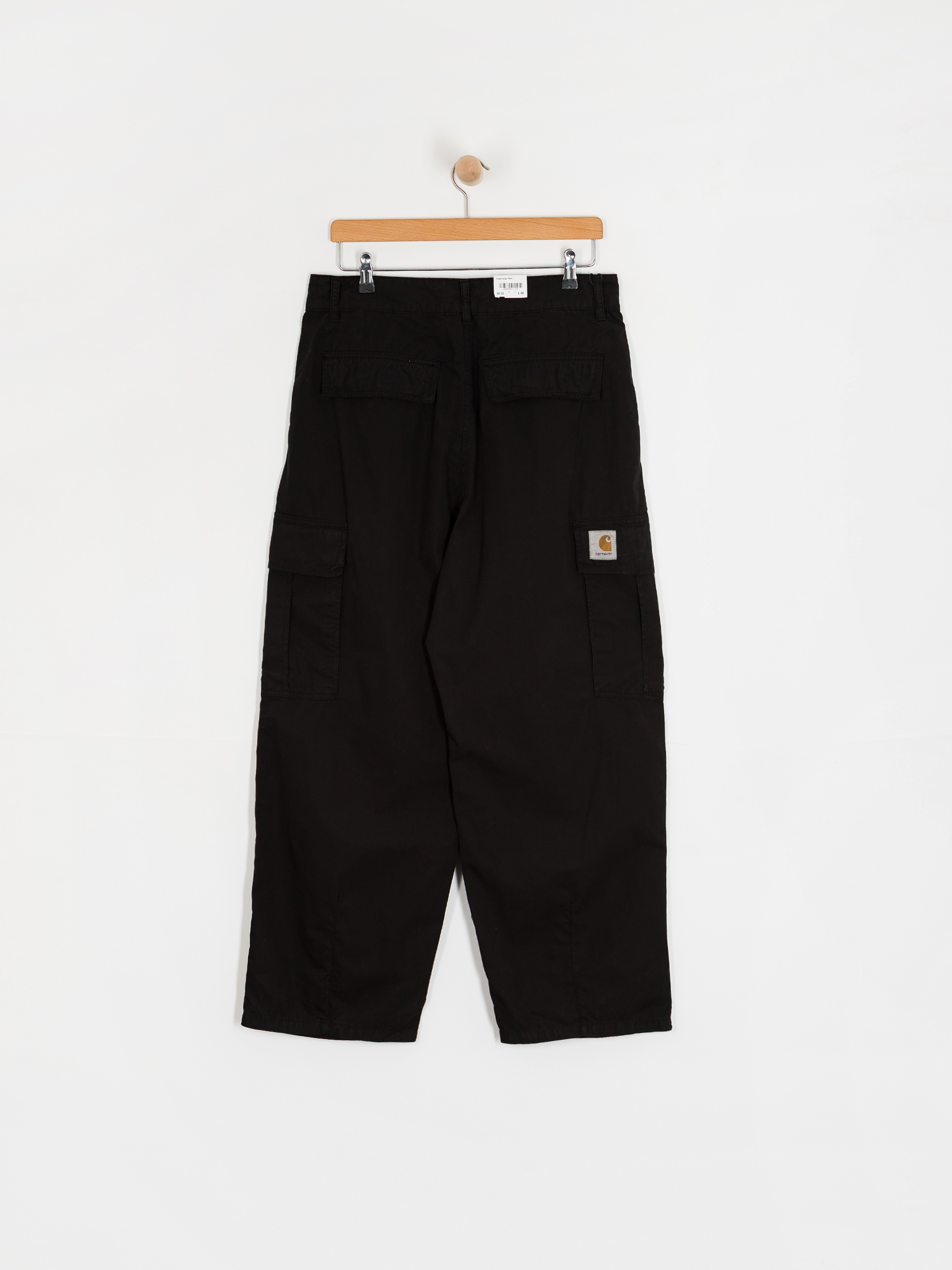 Kalhoty Carhartt WIP Cole Cargo (black/garment dyed)