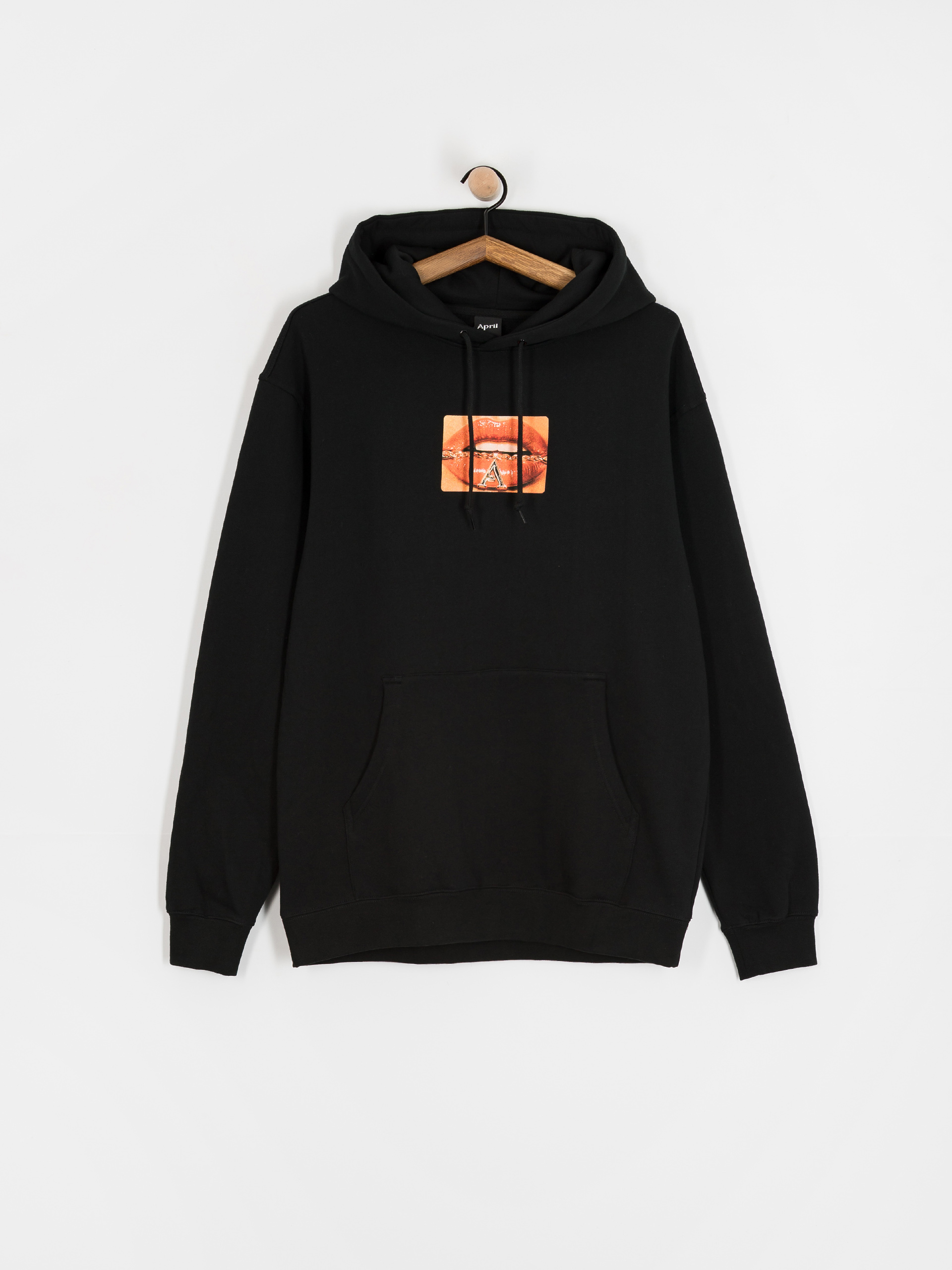 Mikina s kapucí April Skateboards Pendant HD (vintage black)