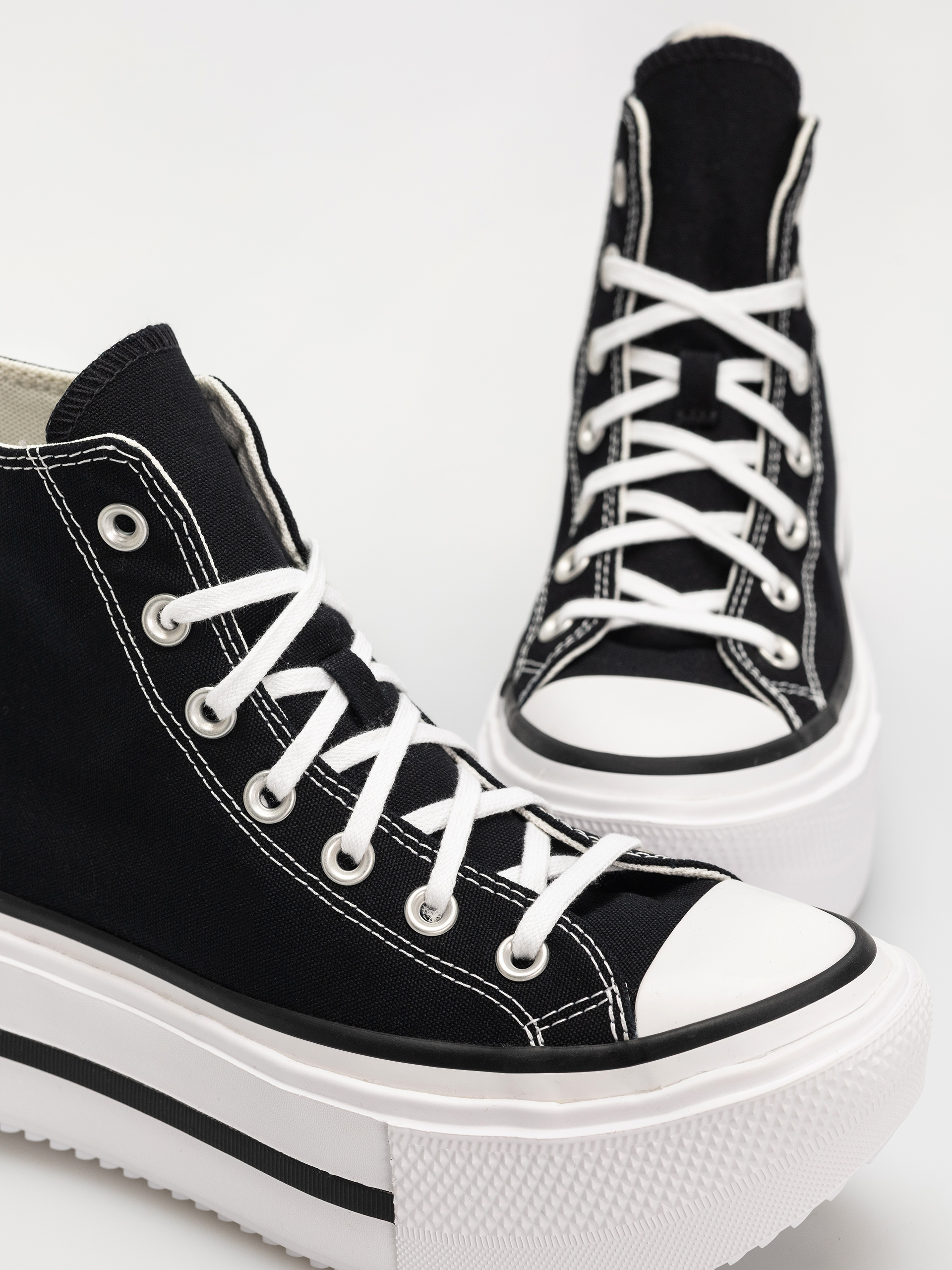 Tenisky Converse Chuck Taylor All Star Lift Double Stack Hi (black/white/black)
