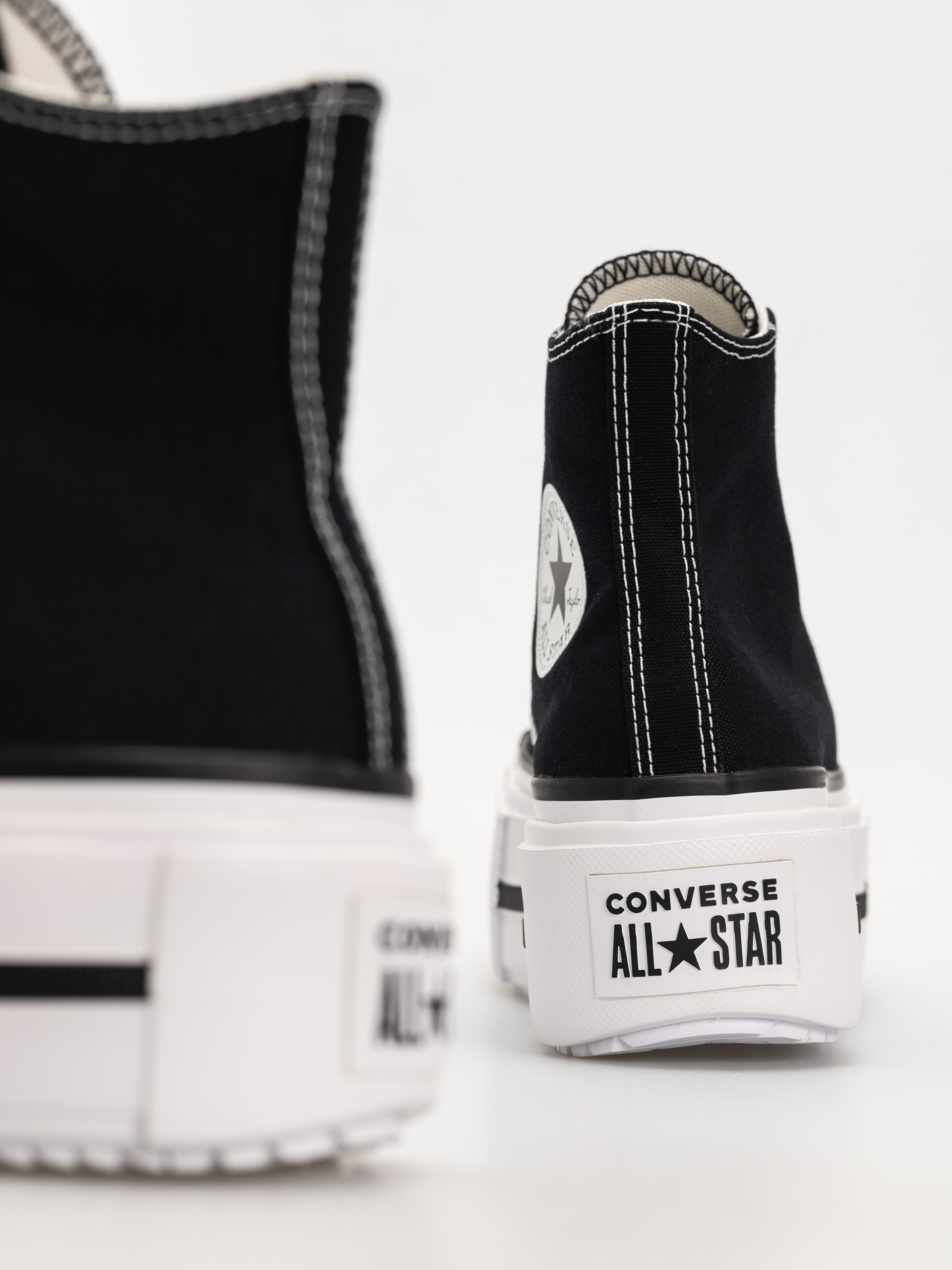 Tenisky Converse Chuck Taylor All Star Lift Double Stack Hi (black/white/black)