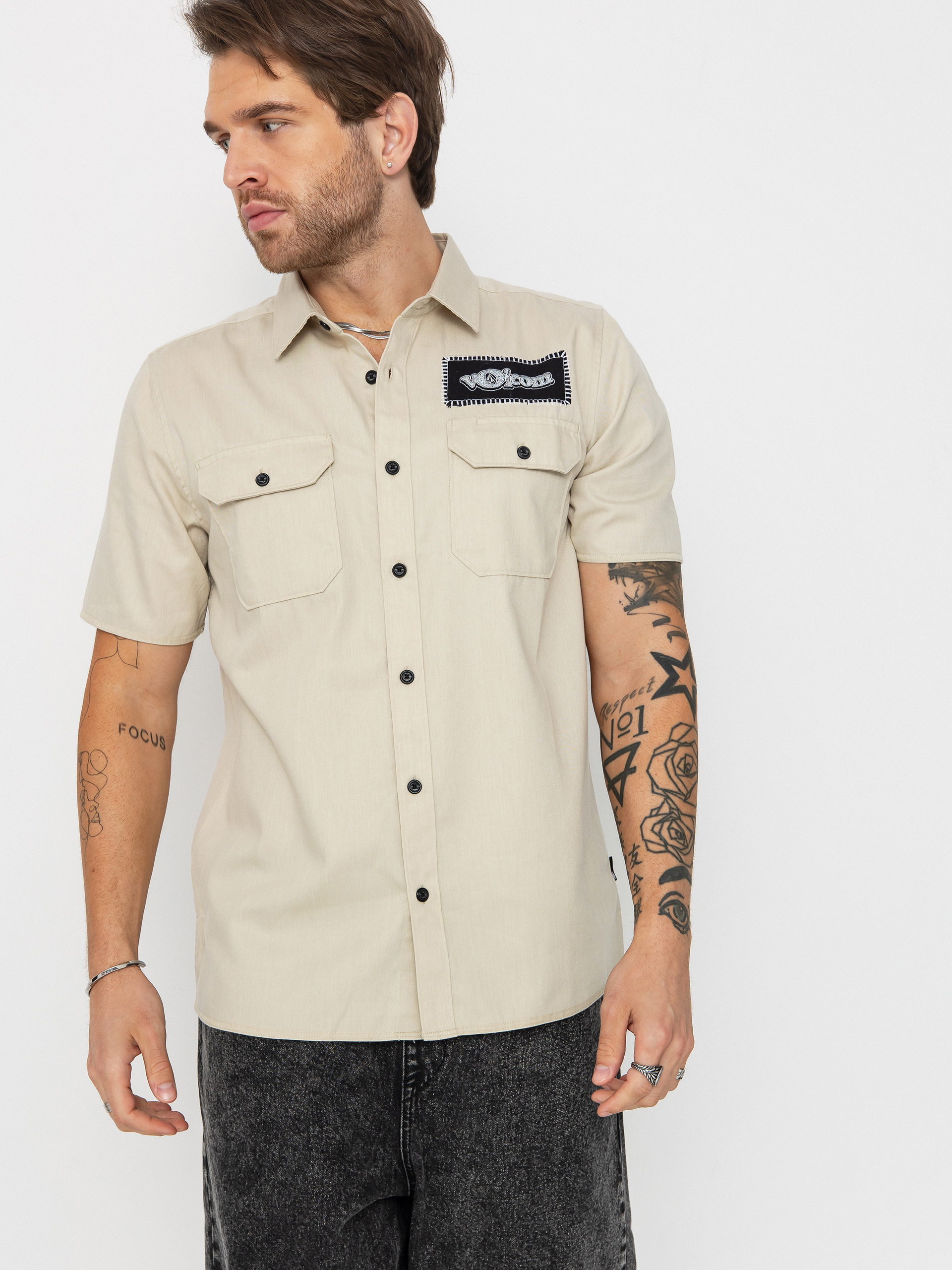 Košile Volcom Volcom Ent (pale khaki)