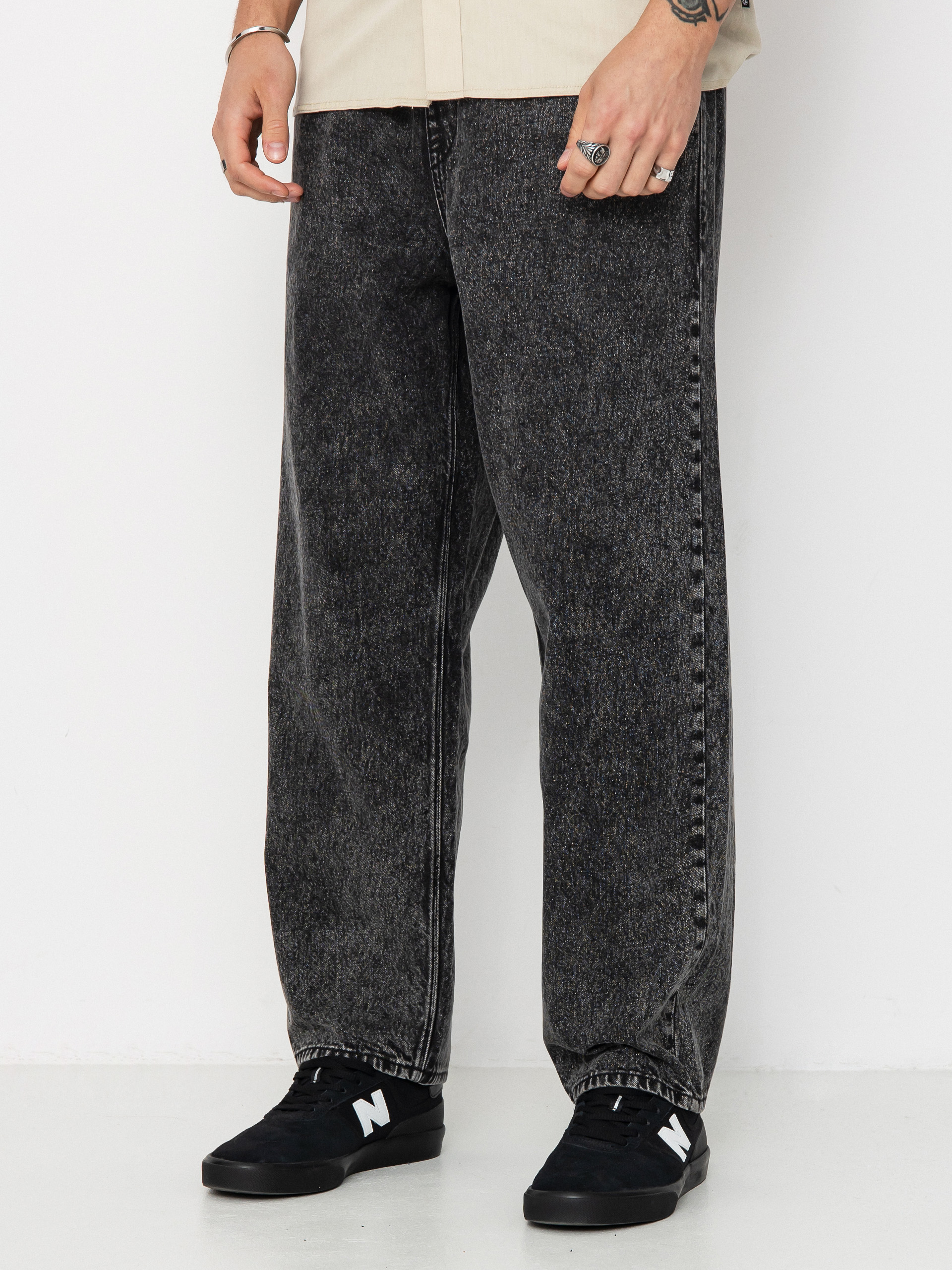 Kalhoty Volcom Freazy Loose Ew (light acid black)