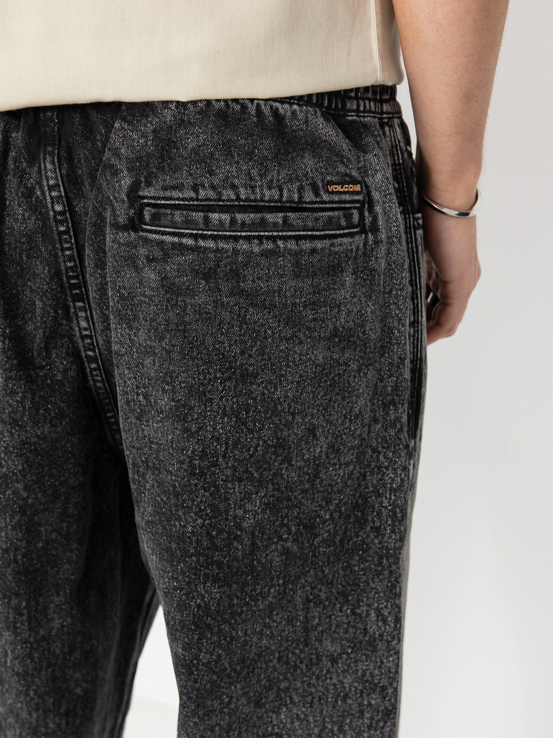 Kalhoty Volcom Freazy Loose Ew (light acid black)