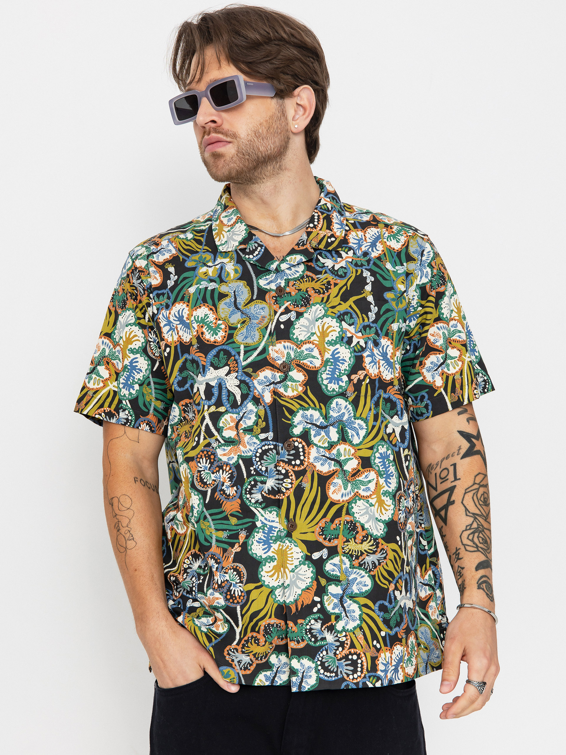 Kou0161ile Patagonia Tidal Threads Camp (undersea/ink black)