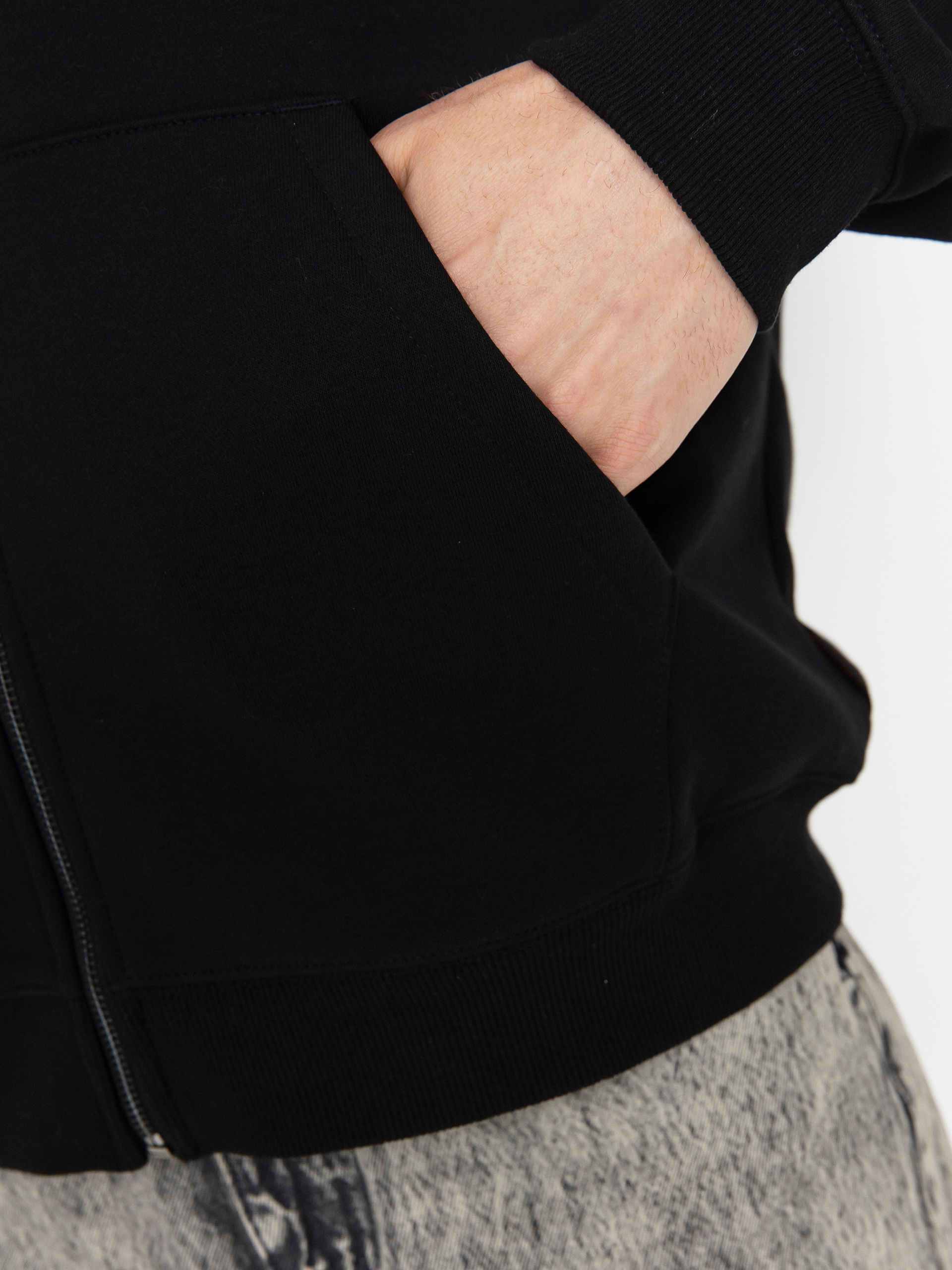 Mikina Volcom Watanite Zip (black)