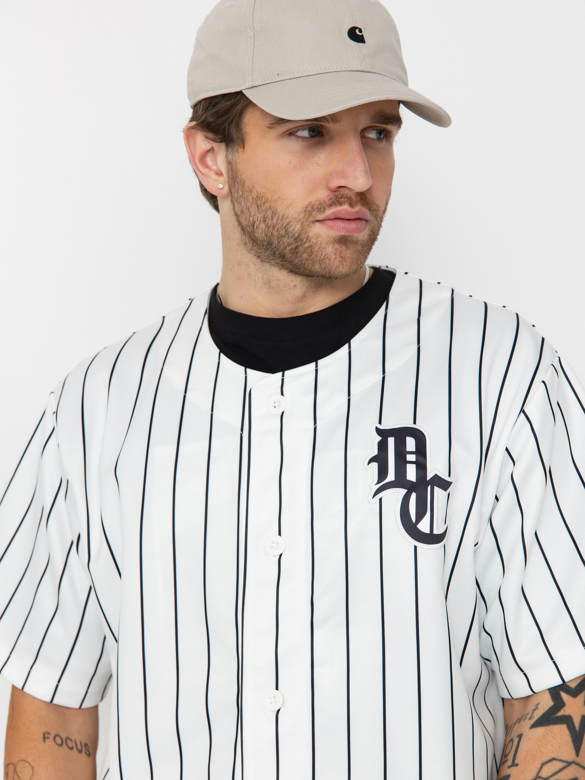 Tričko DC Slugger Jersey (white pinstripe)