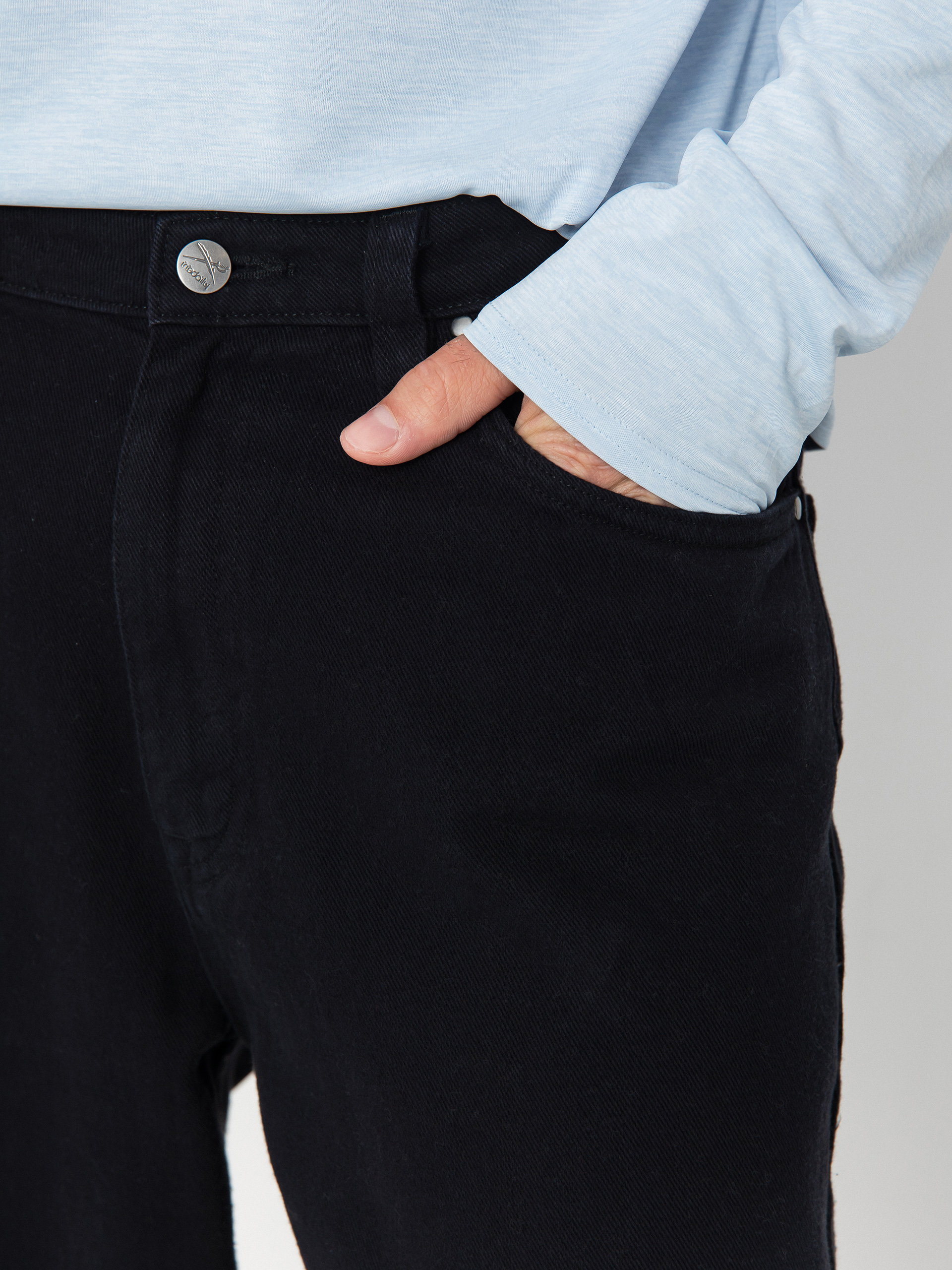 Kalhoty Iriedaily Nanolo (black)