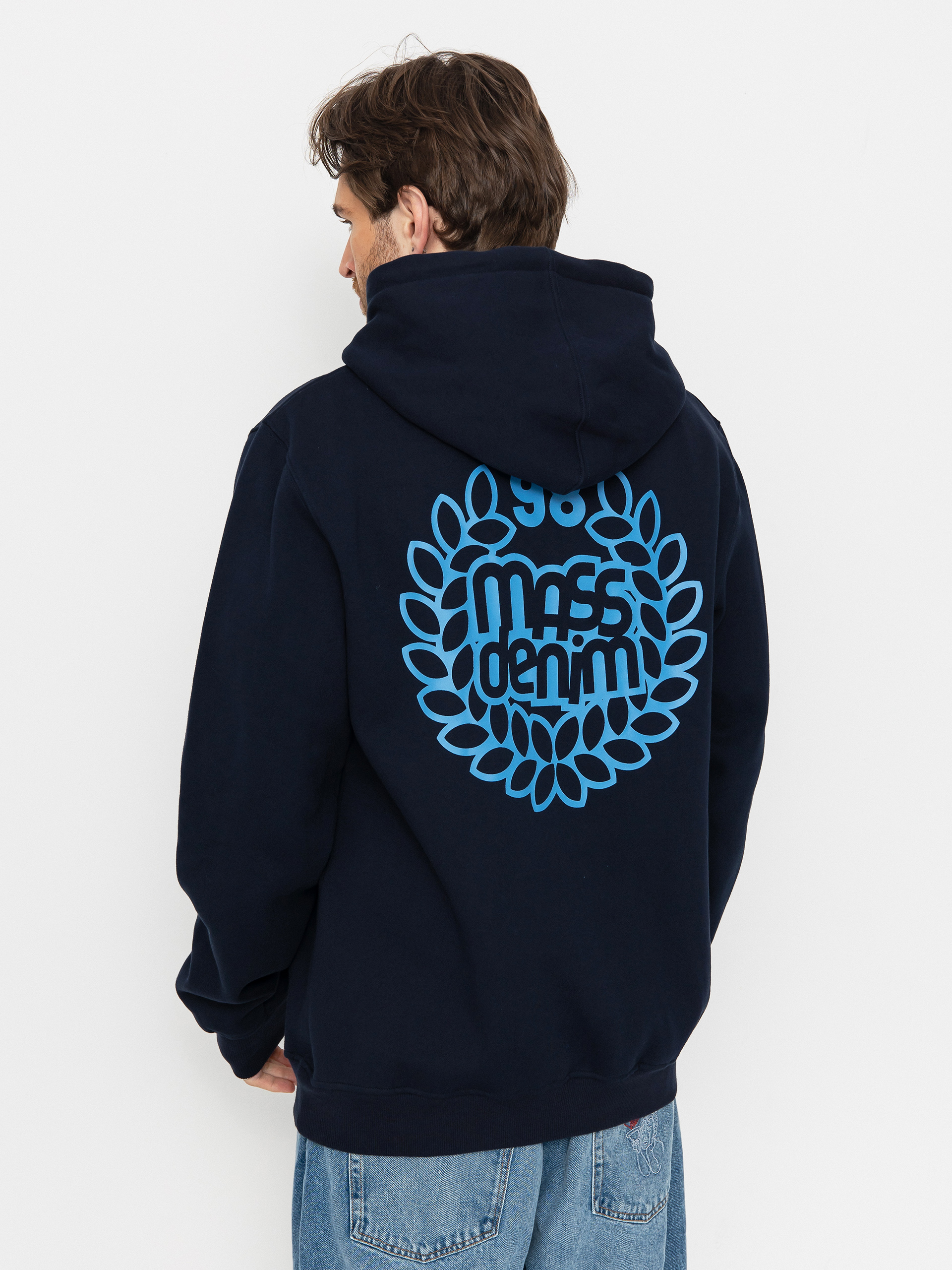 Mikina s kapucu00ed MassDnm Base Back HD (navy)