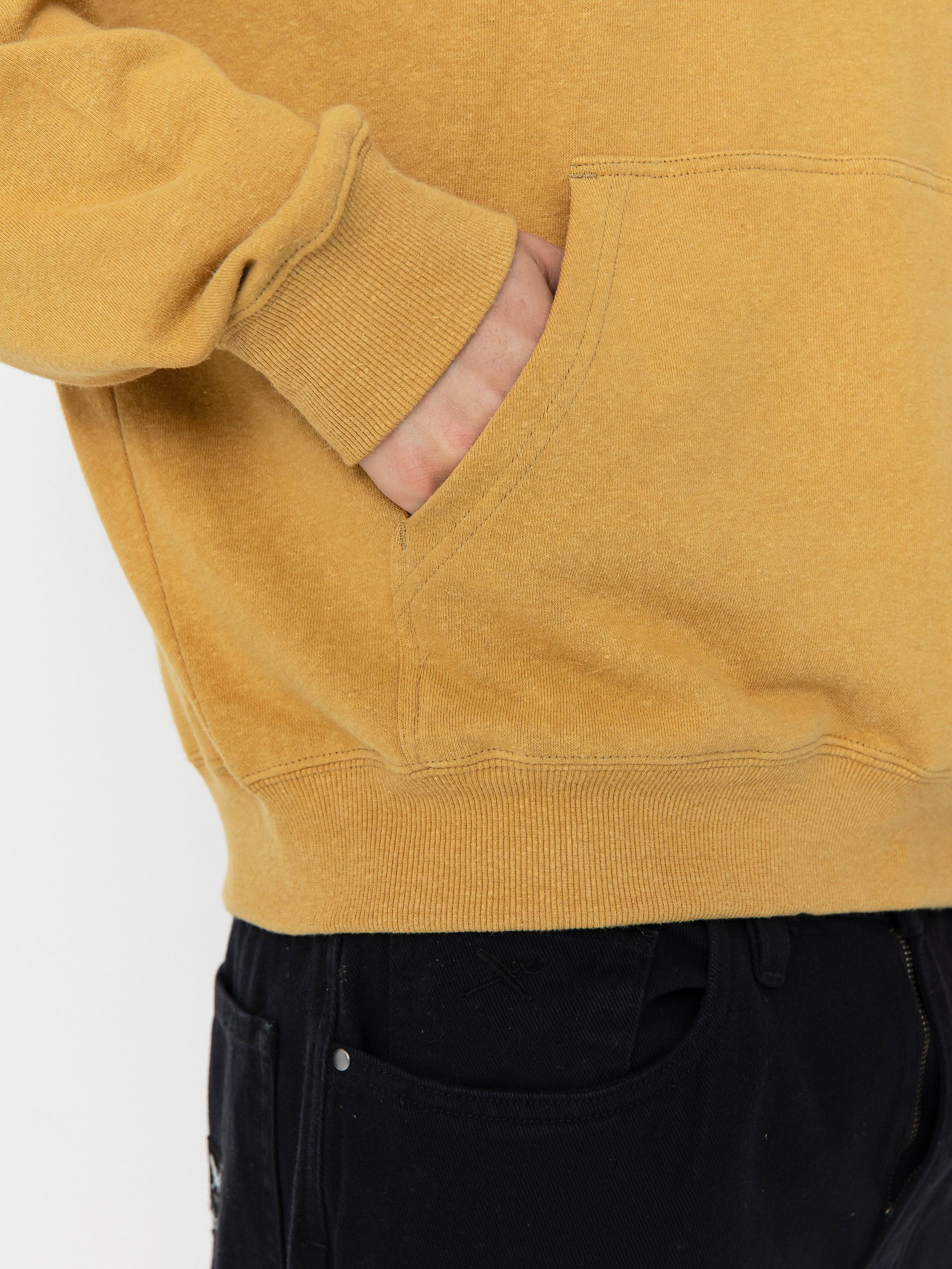 Mikina s kapucí RVCA La Wave HD (ochre)