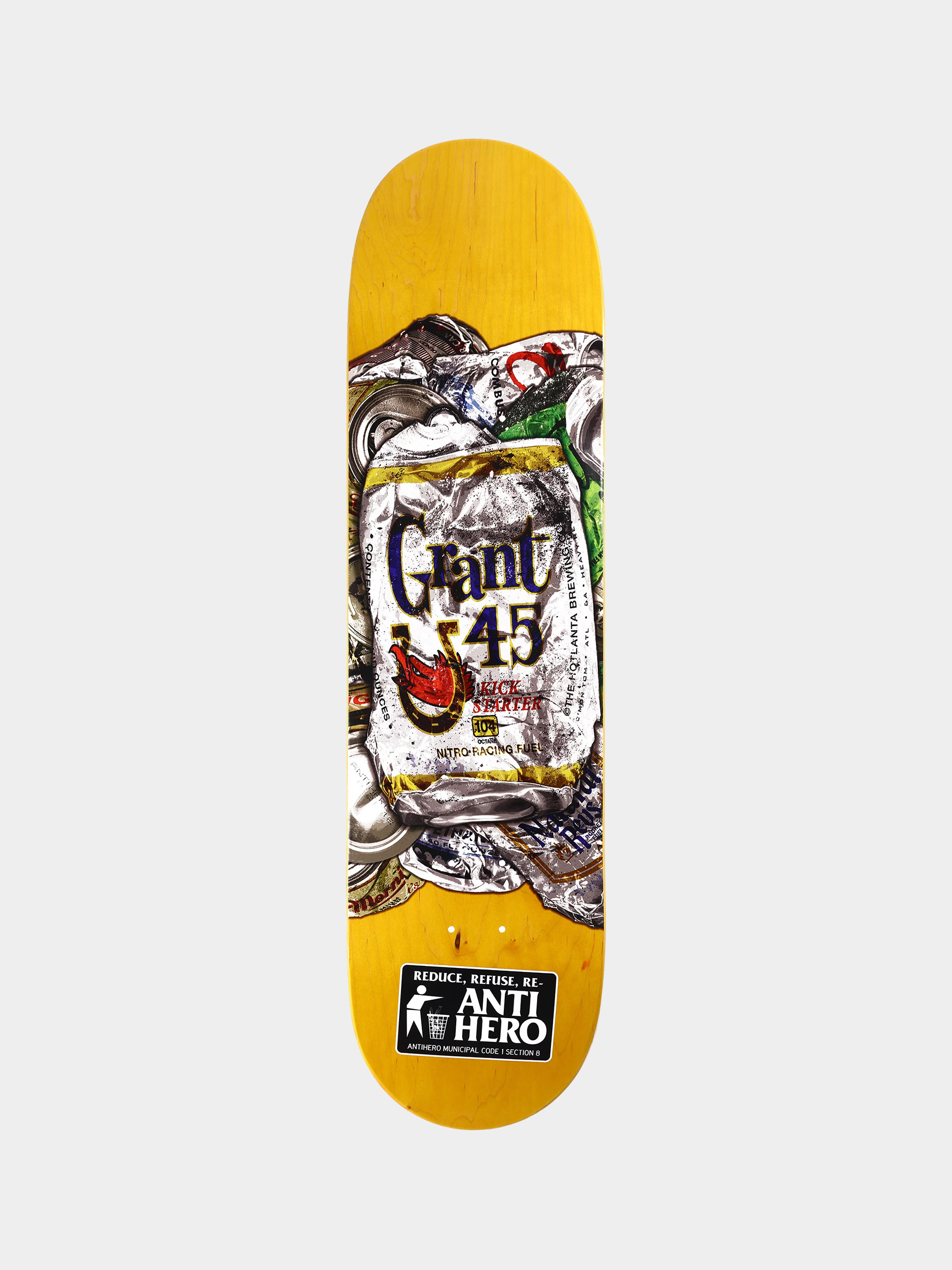 Deska Antihero Grant Refuse (yellow)