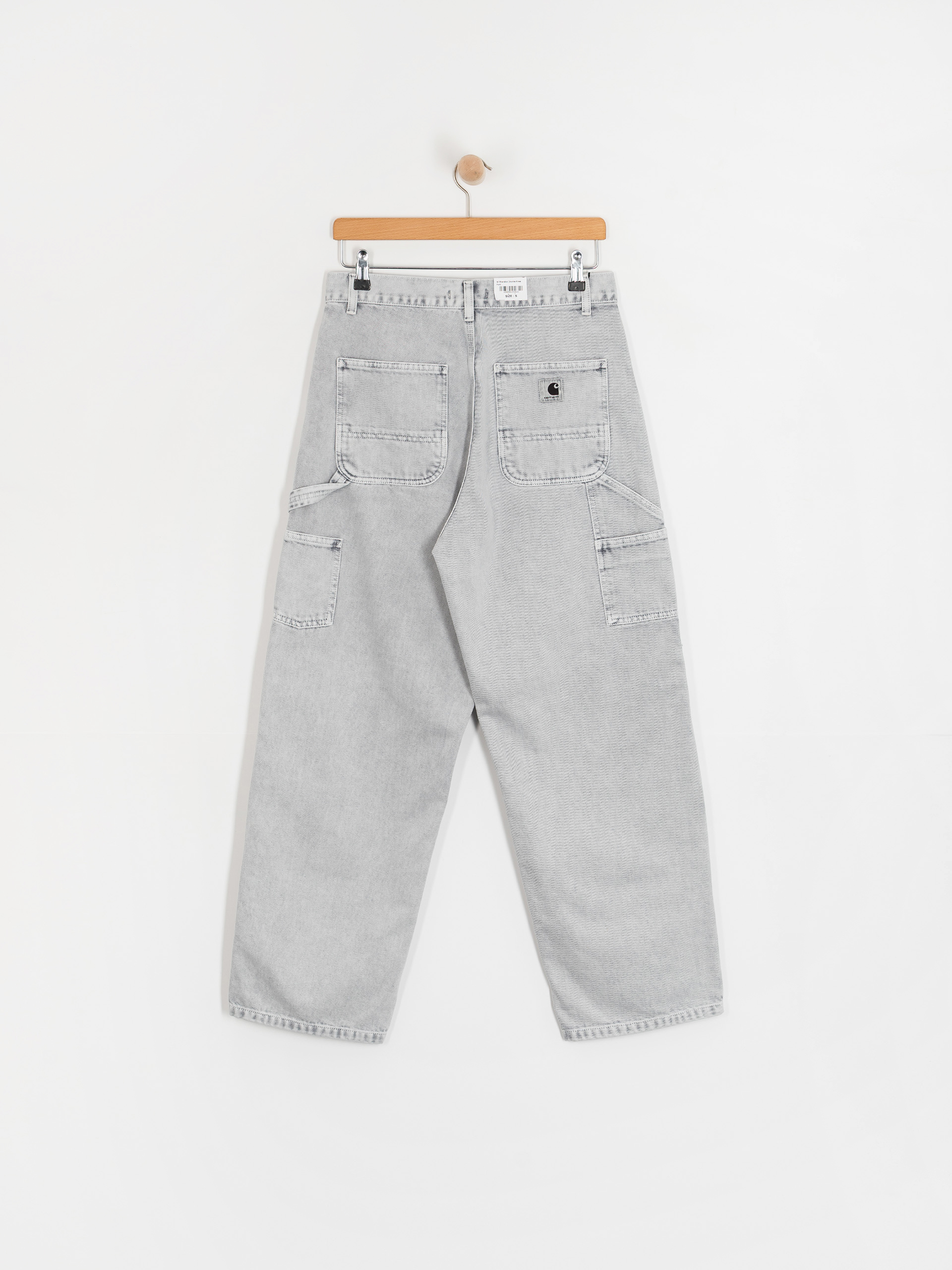 Kalhoty Carhartt WIP Brandon Double Knee Wmn (black/chalk wash)