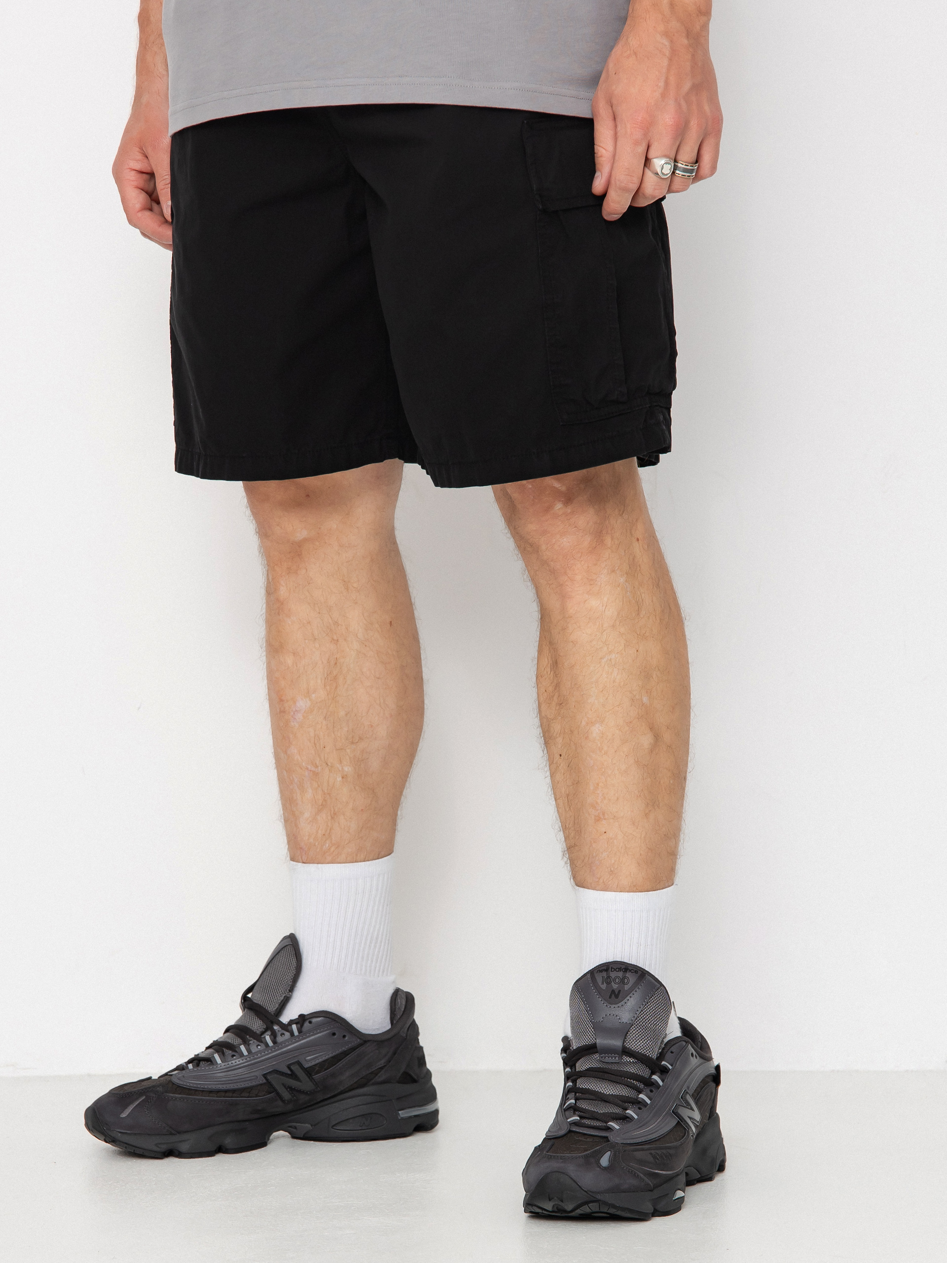 Krau0165asy Carhartt WIP Cole Cargo (black/garment dyed)