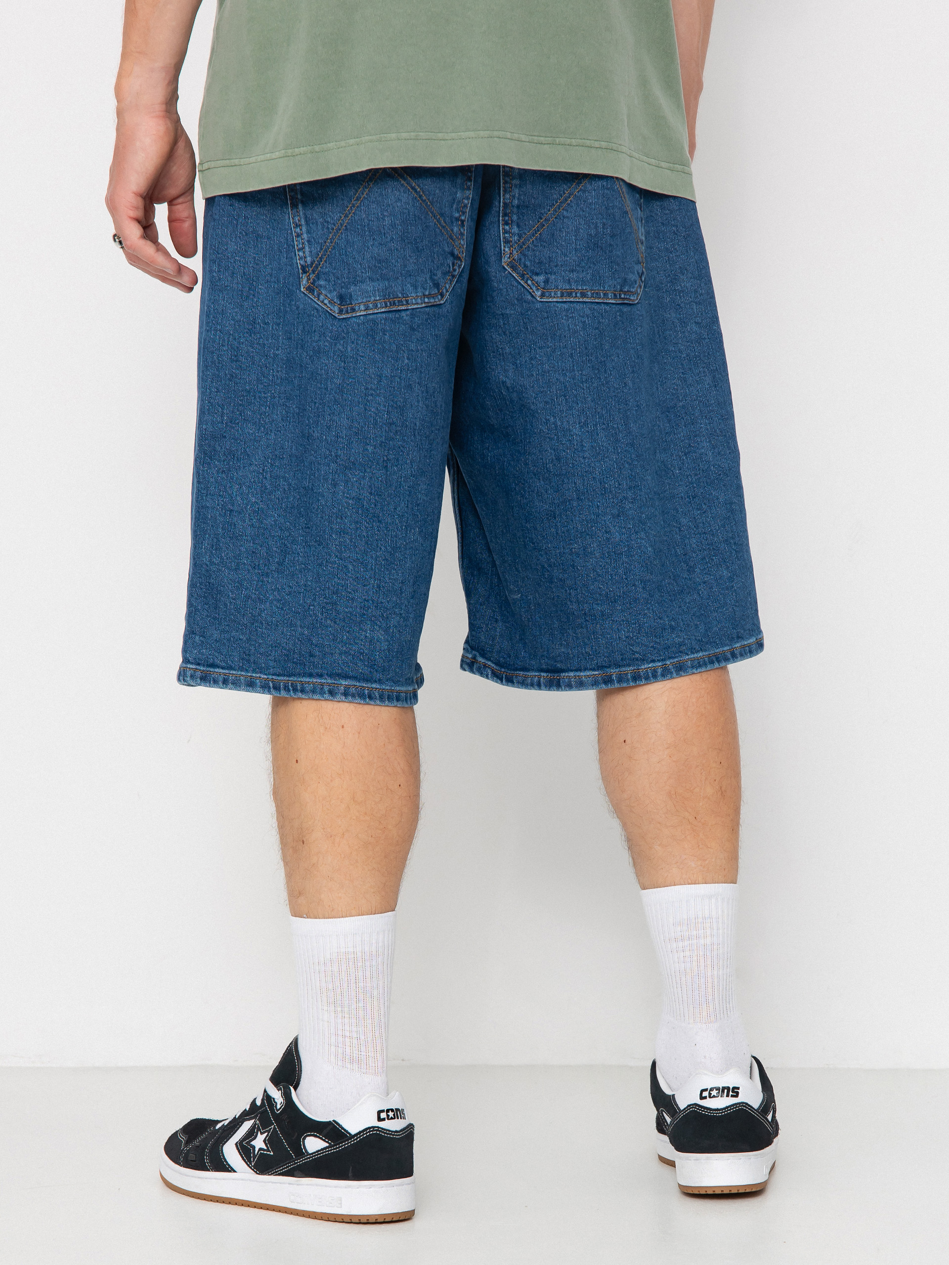 Kraťasy Homeboy X Tra Monster (washed blue)