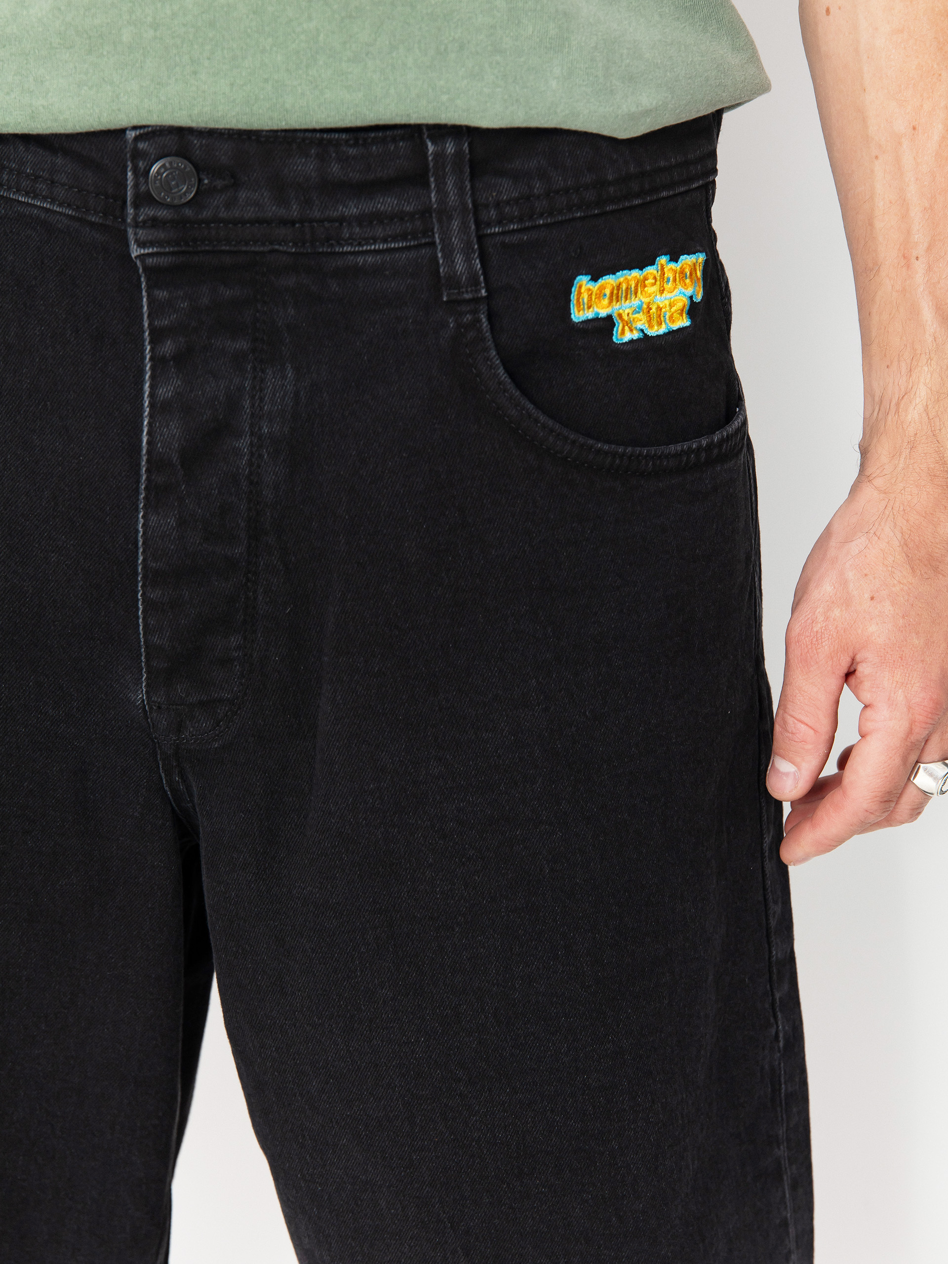 Kraťasy Homeboy X Tra Monster (washed black)