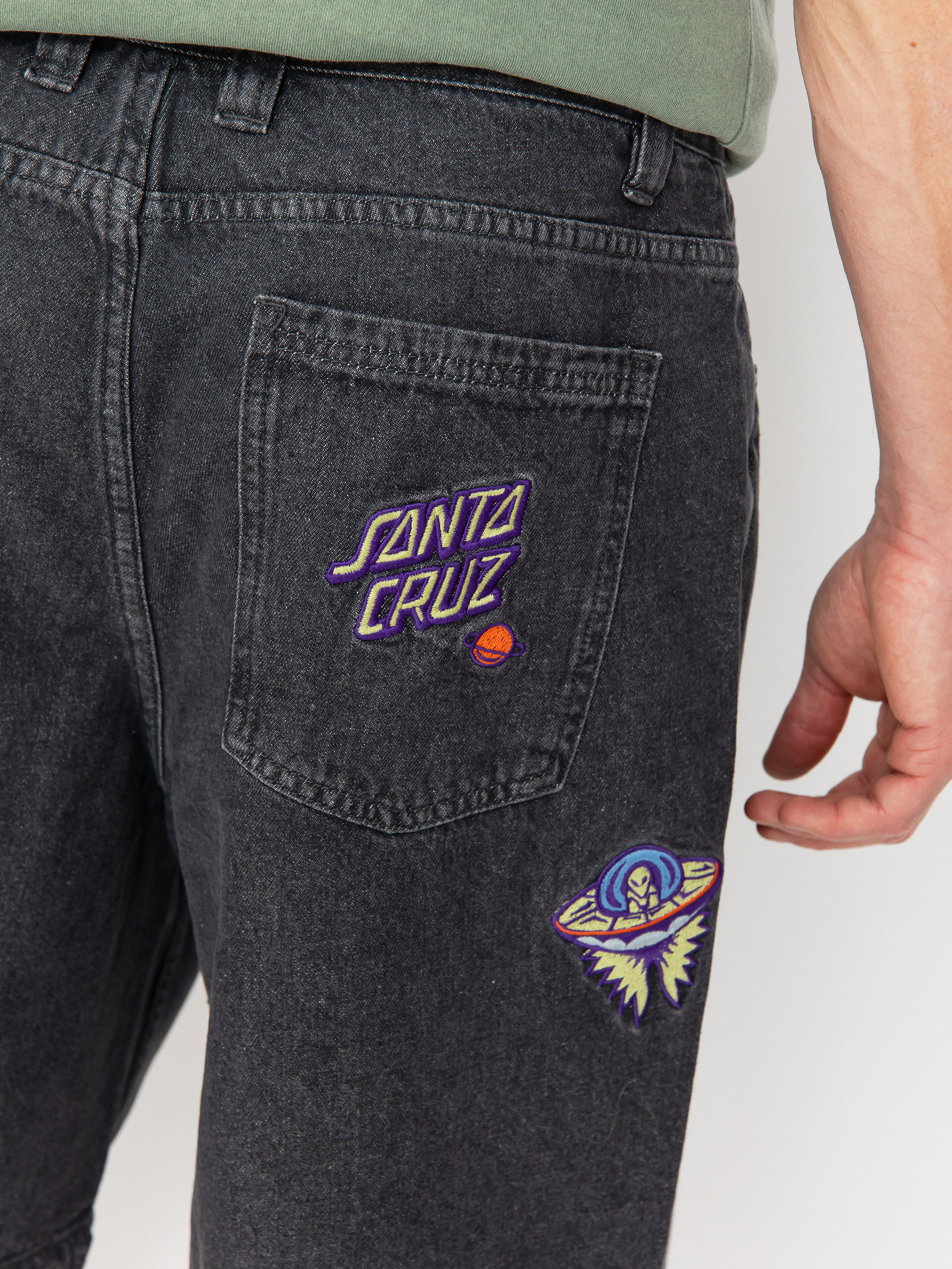 Kraťasy Santa Cruz Winkowski UFO Big (grey)