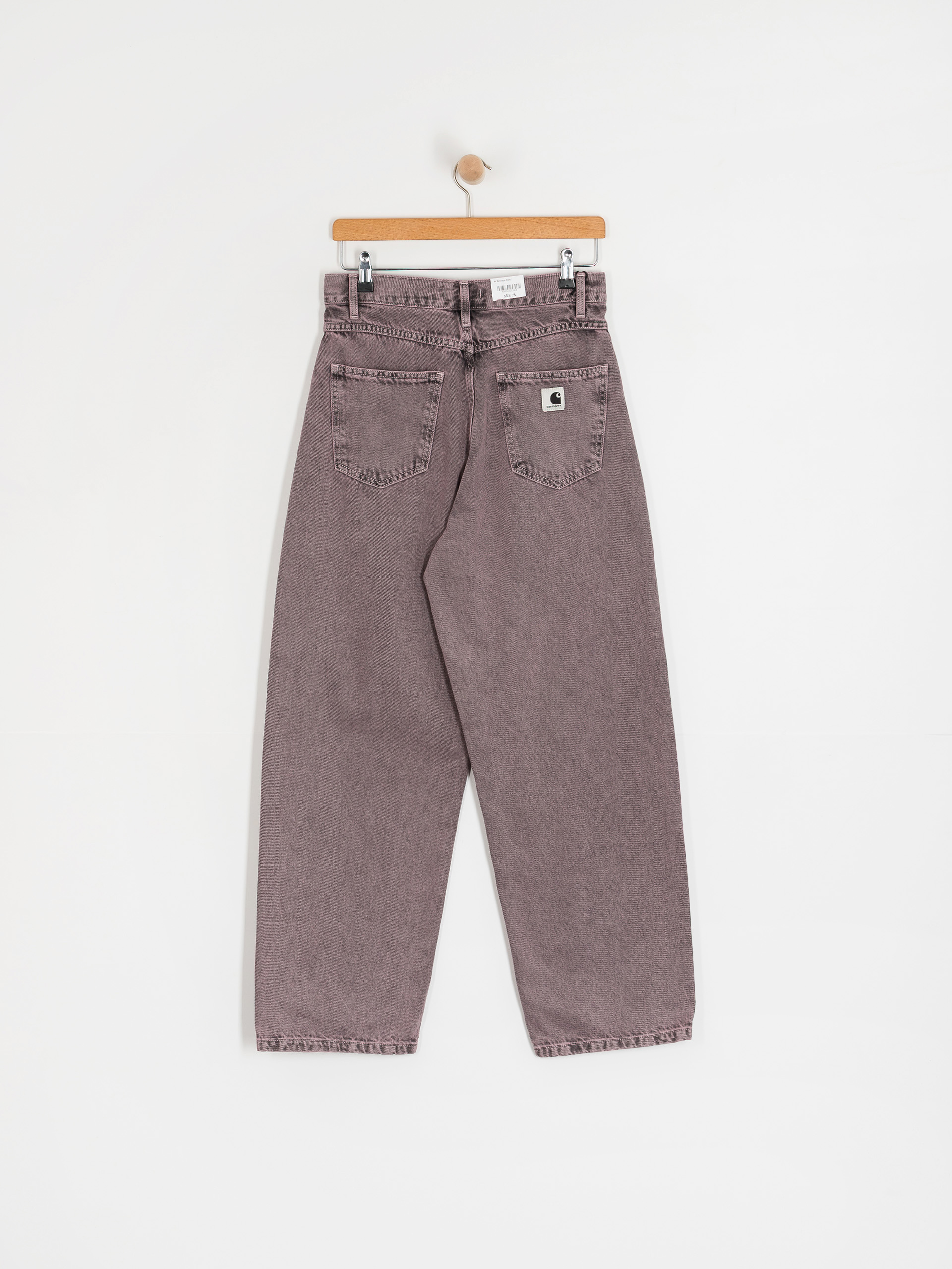 Kalhoty Carhartt WIP Brandon Wmn (black/hortensia/garment dyed)