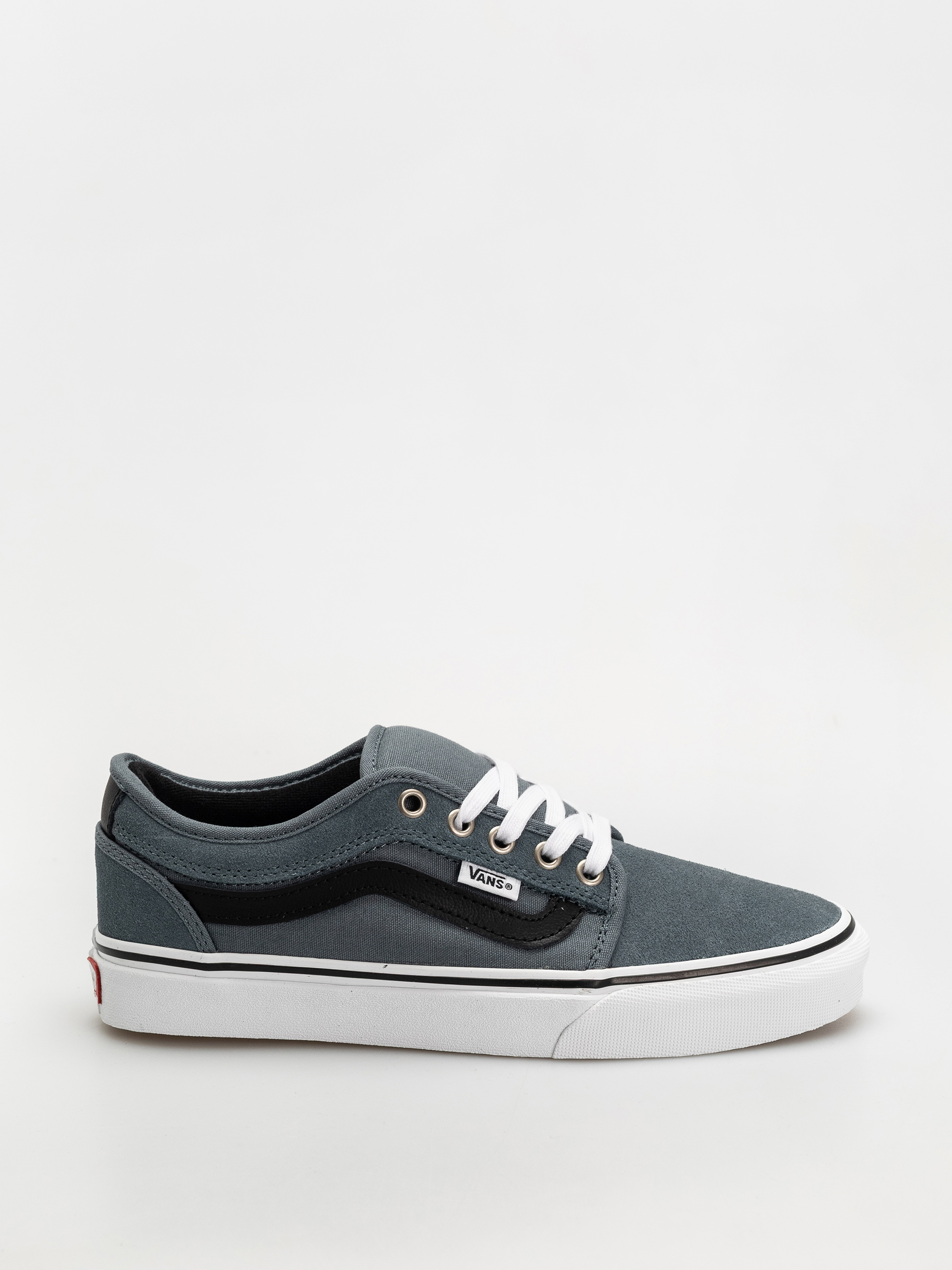 Boty Vans Skate Chukka Low Sidestripe (black/slate blue)