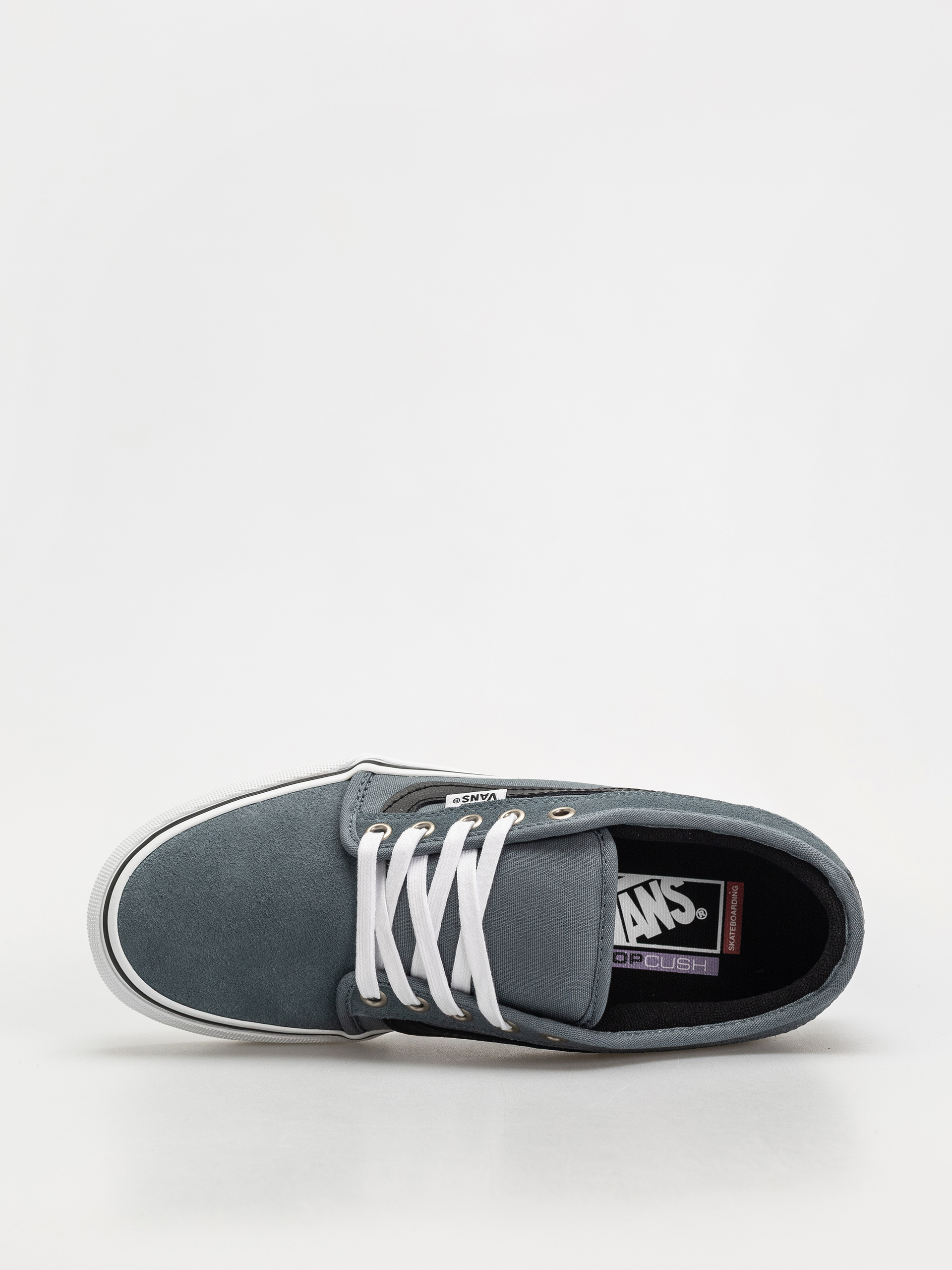 Boty Vans Skate Chukka Low Sidestripe (black/slate blue)