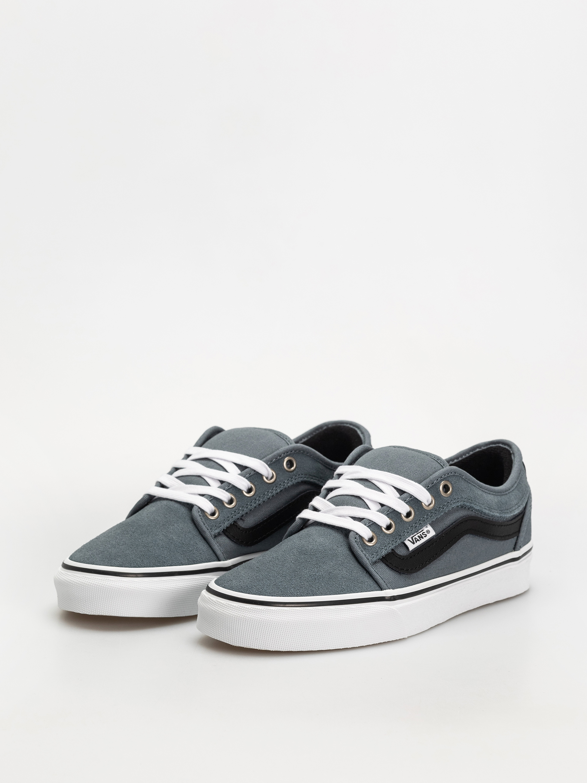 Boty Vans Skate Chukka Low Sidestripe (black/slate blue)