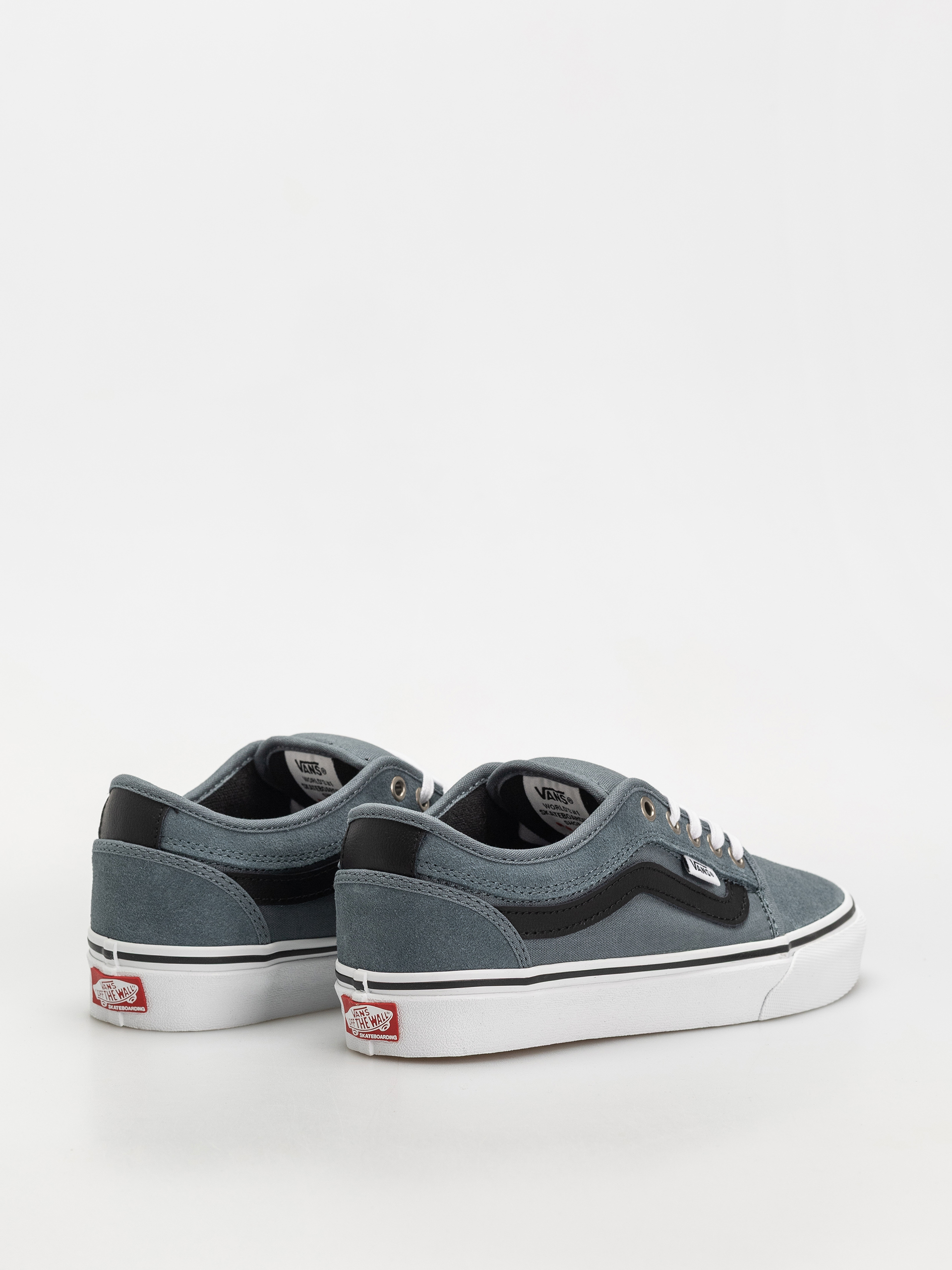 Boty Vans Skate Chukka Low Sidestripe (black/slate blue)
