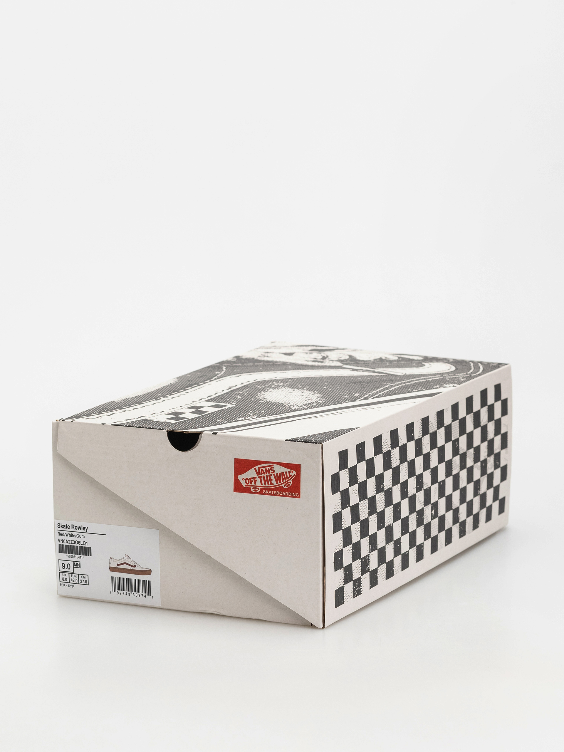 Boty Vans Skate Rowley (red/white/gum)