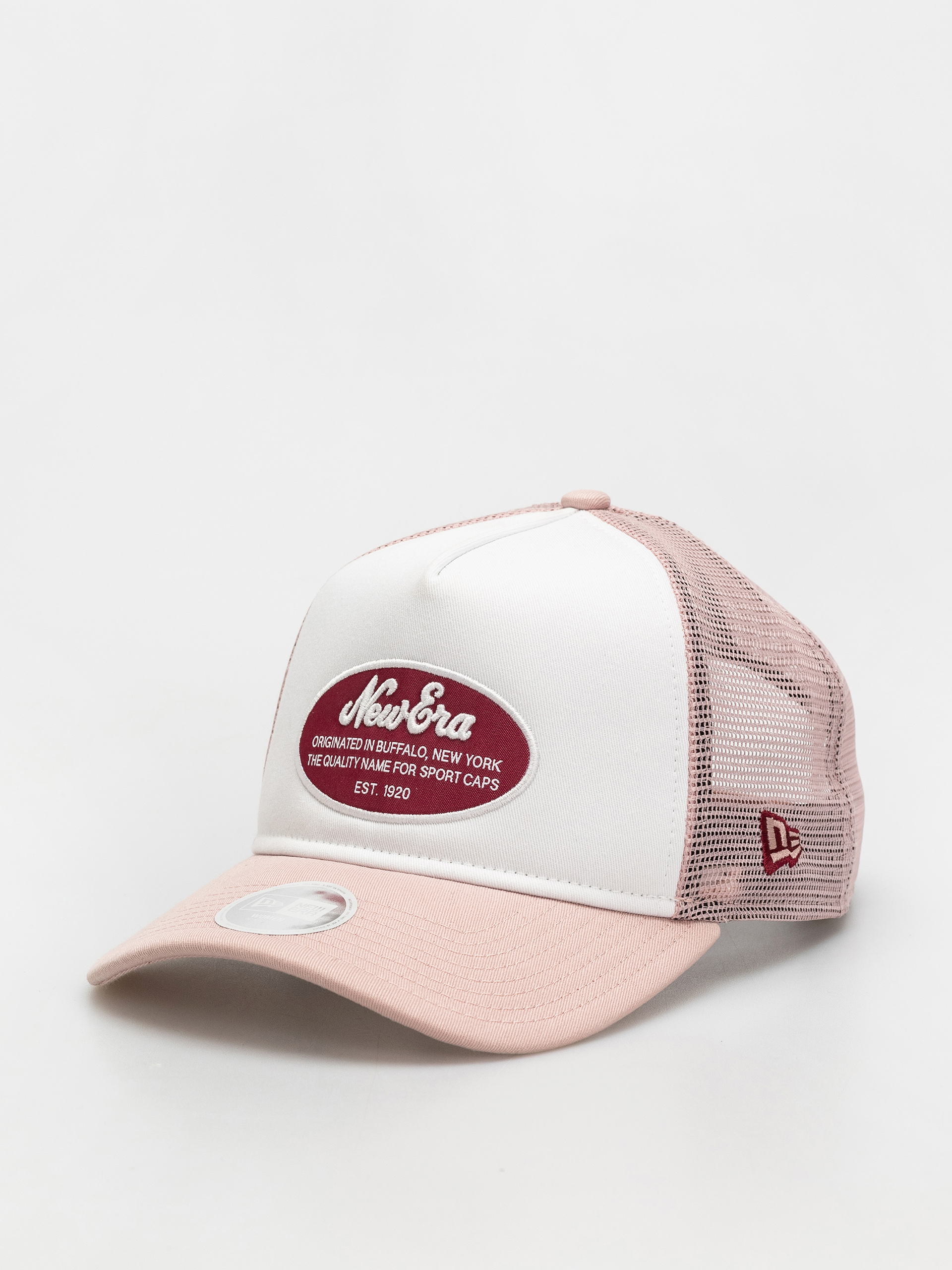 Kšiltovka  New Era Oval Patch Trucker Wmn (pink/white)