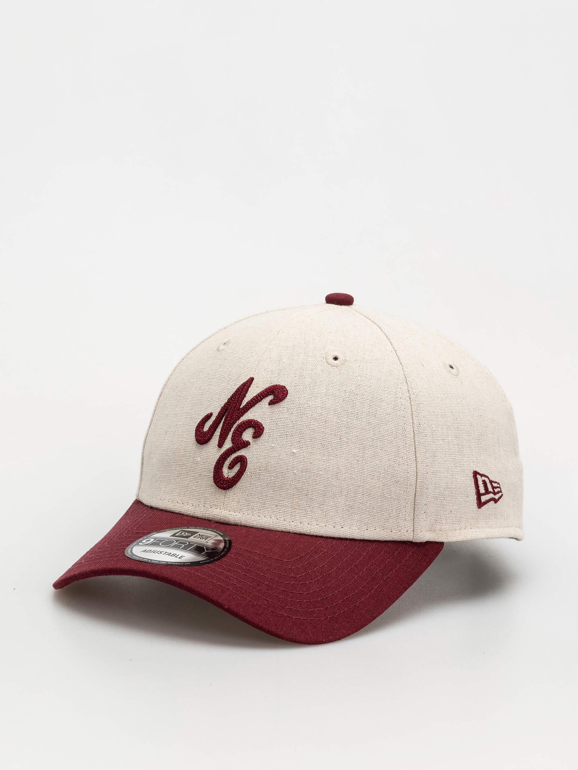 Kšiltovka  New Era Linen 9Forty Ne (red/chalk)