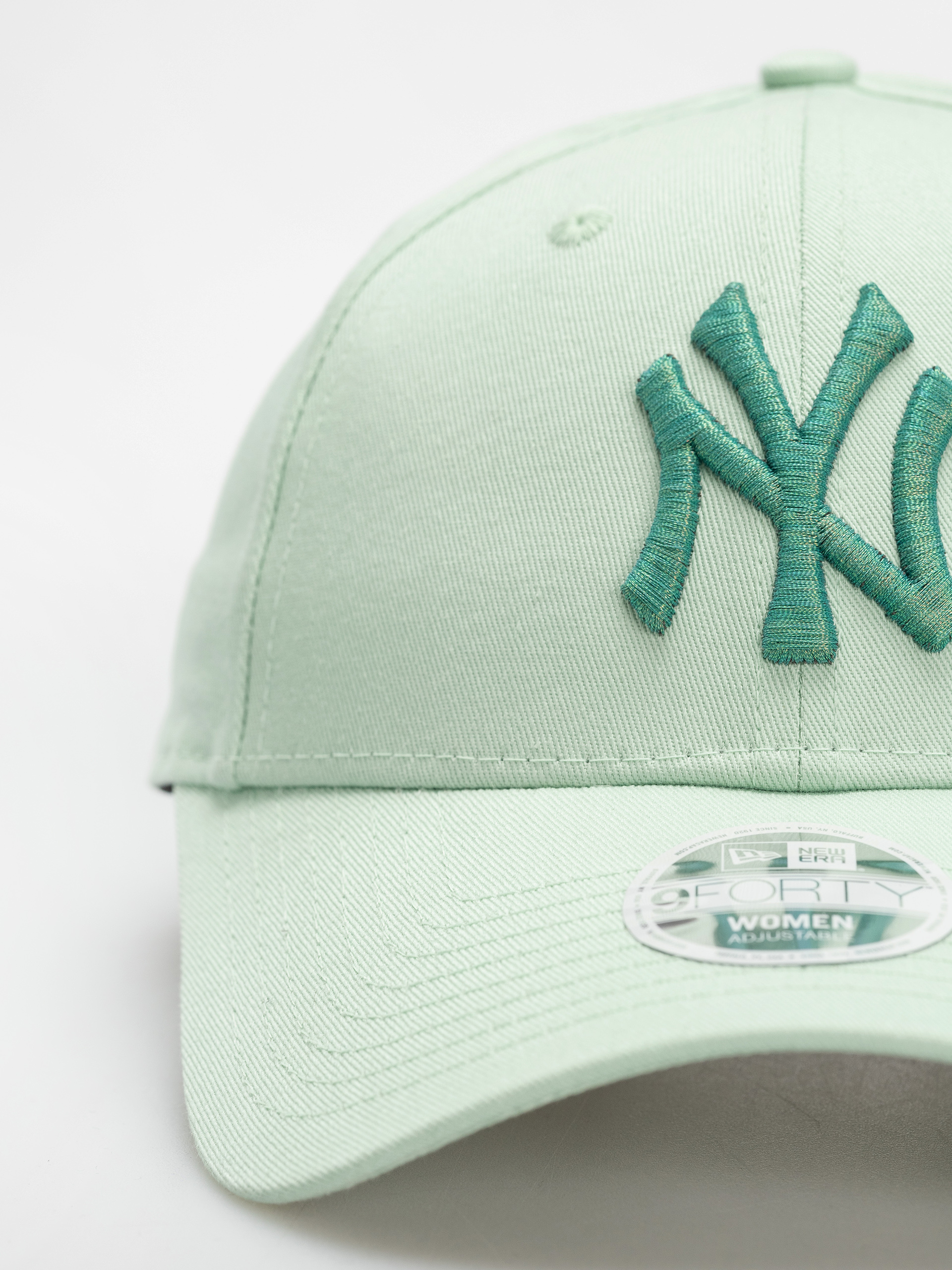 Kšiltovka  New Era Metallic Logo 9Forty New York Yankees Wmn (green)