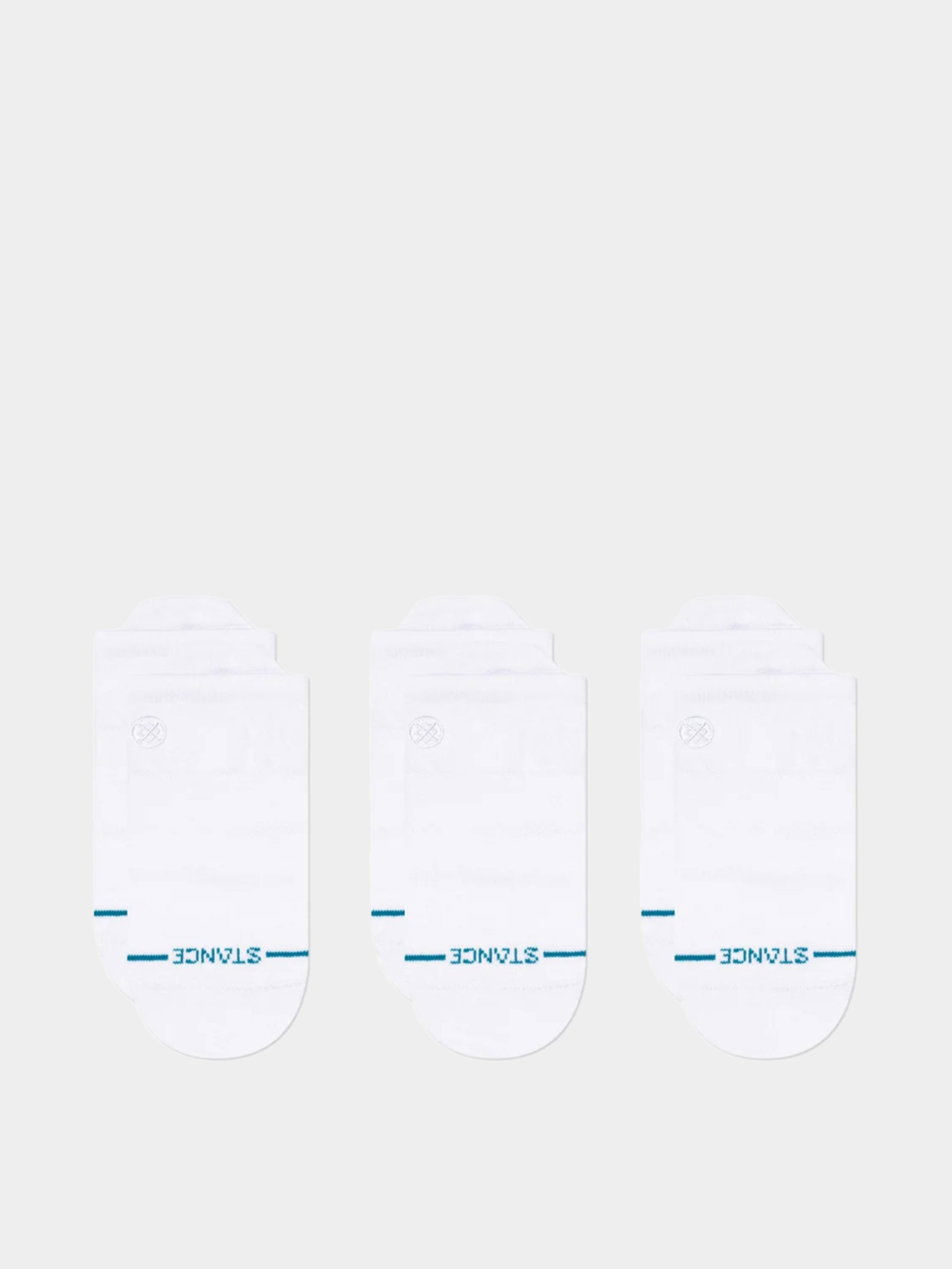 Ponožky Stance Icon Low Tab 3 Pack (white)
