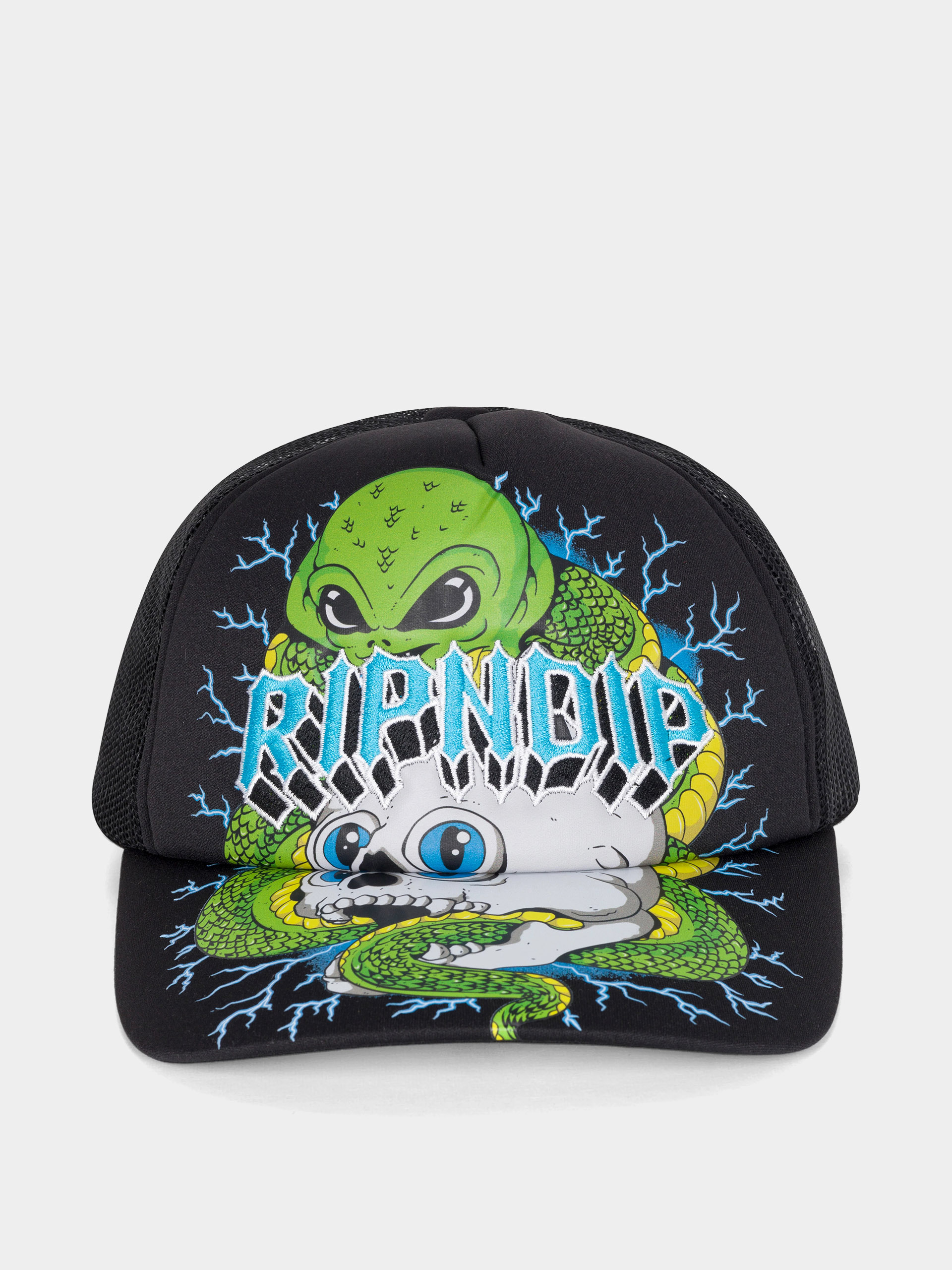 Kšiltovka  RipNDip Skull And Bones Trucker (black)